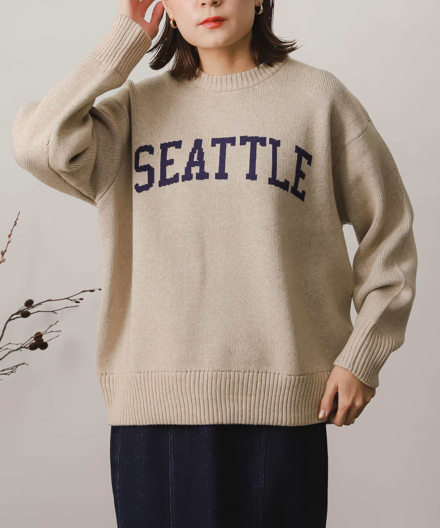 身長：162cm サイズ：one