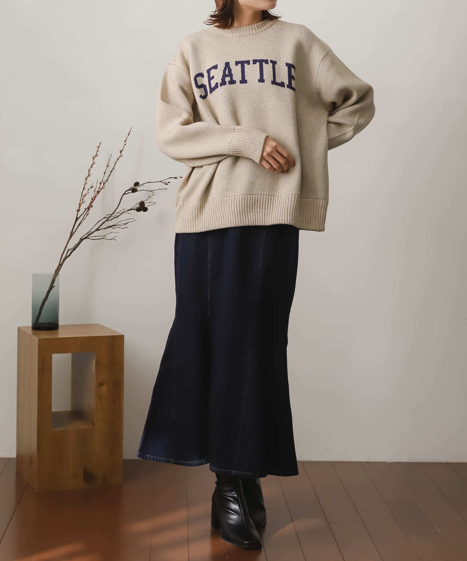 身長：162cm サイズ：one