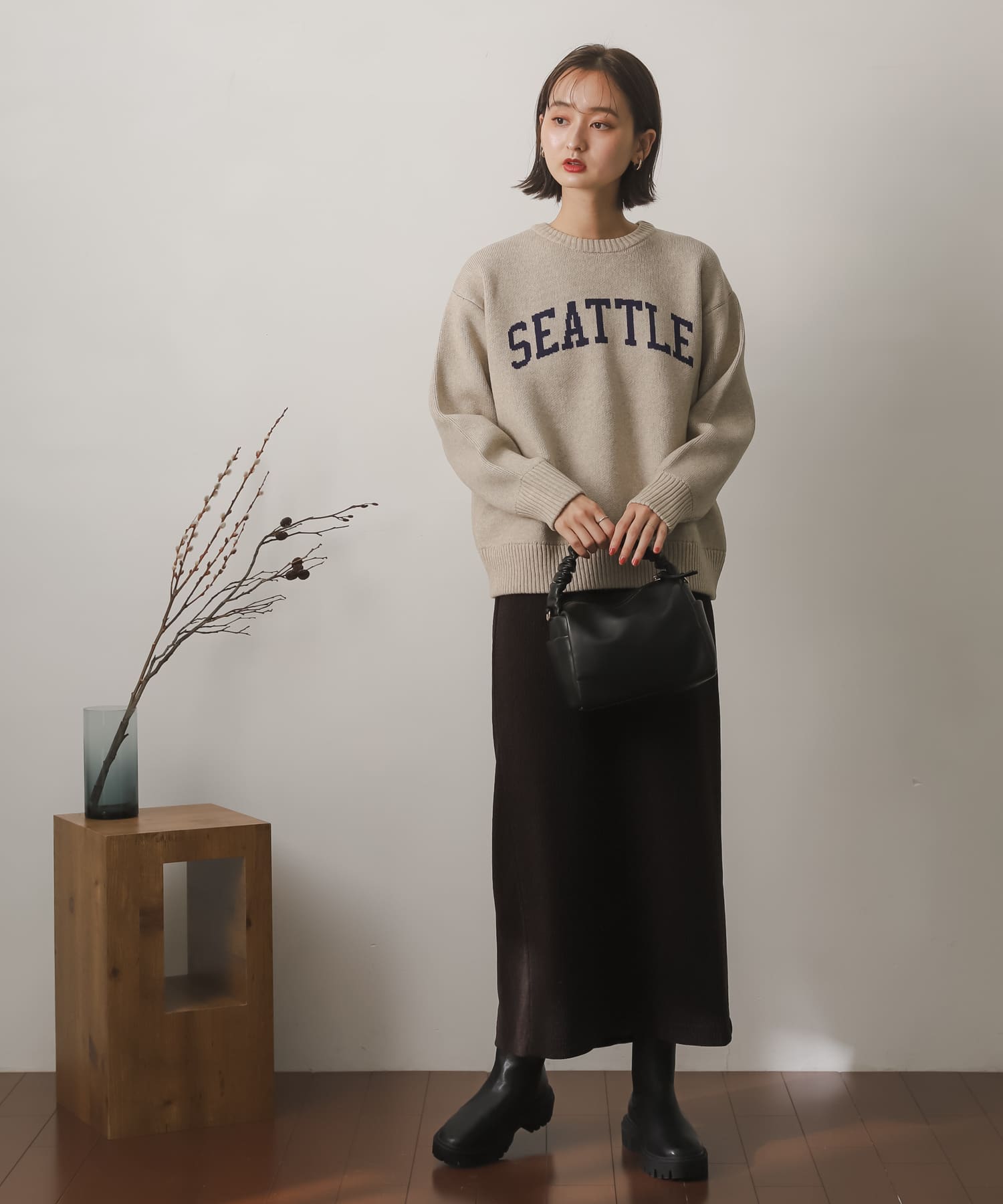 身長：169cm サイズ：one