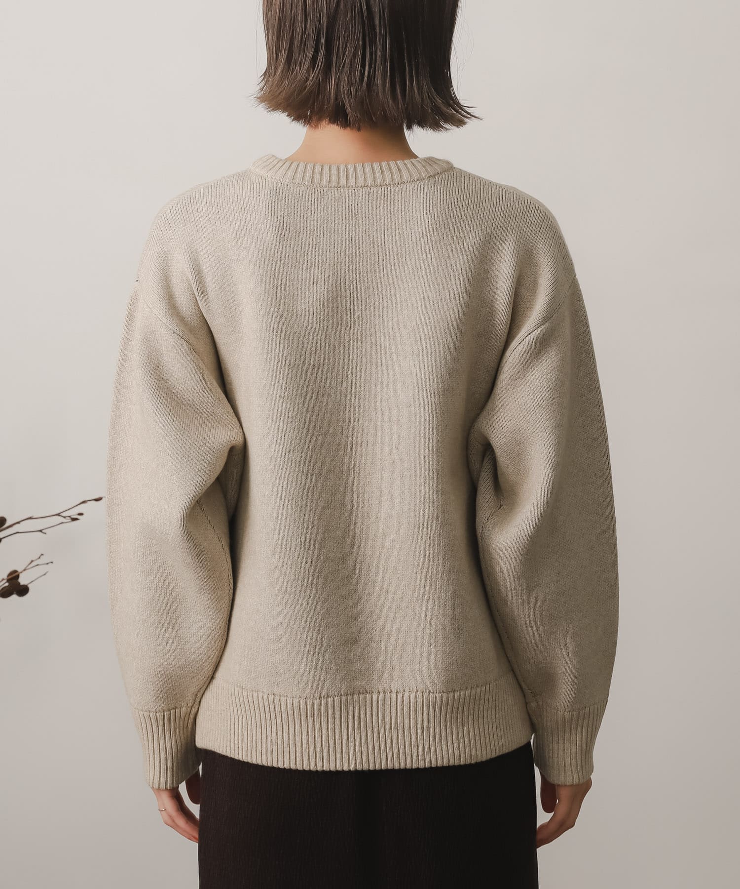 身長：169cm サイズ：one