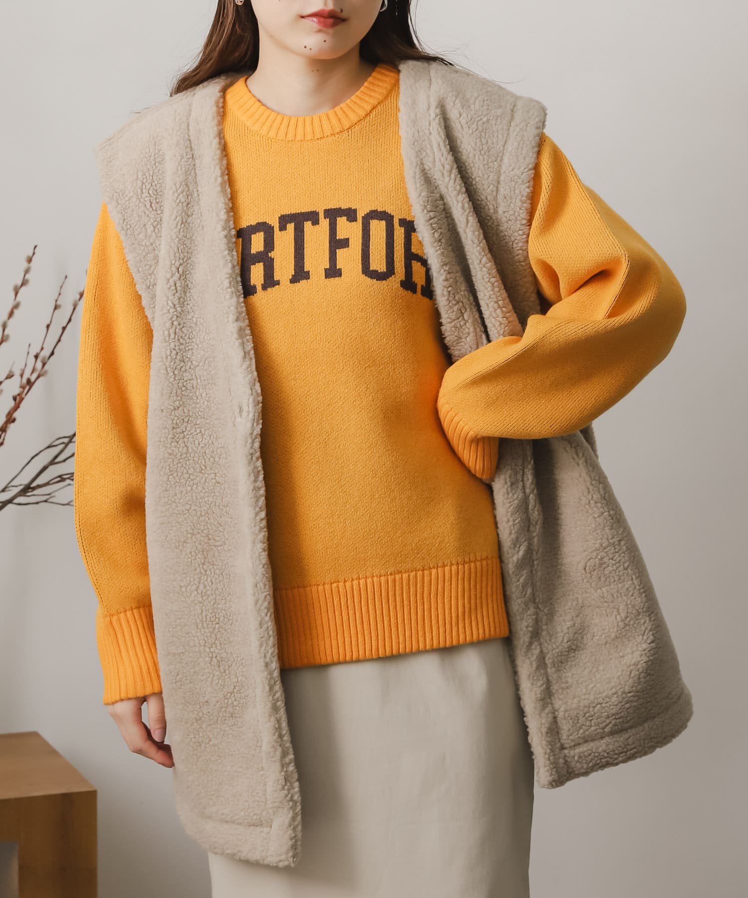 身長：156cm サイズ：one