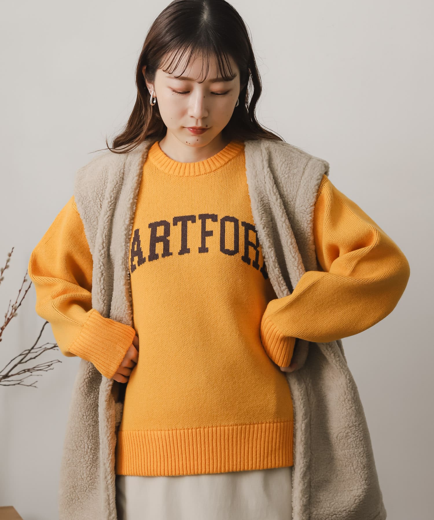 身長：156cm サイズ：one