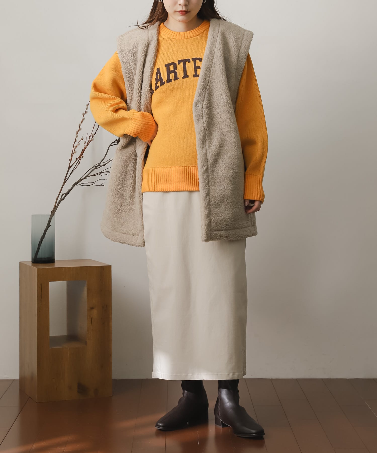 身長：156cm サイズ：one