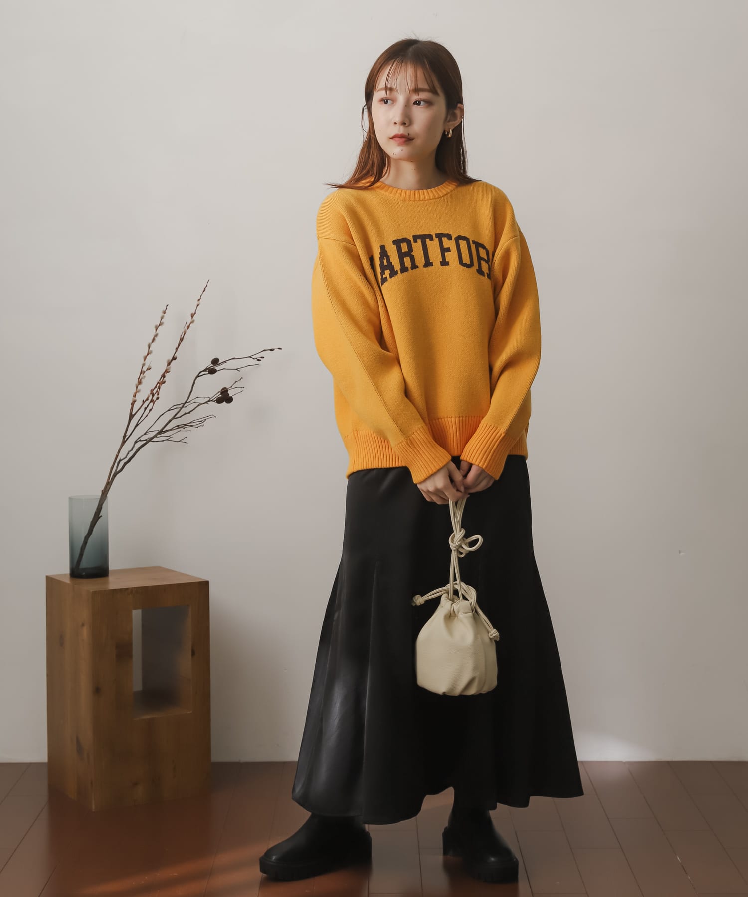 身長：156cm サイズ：one