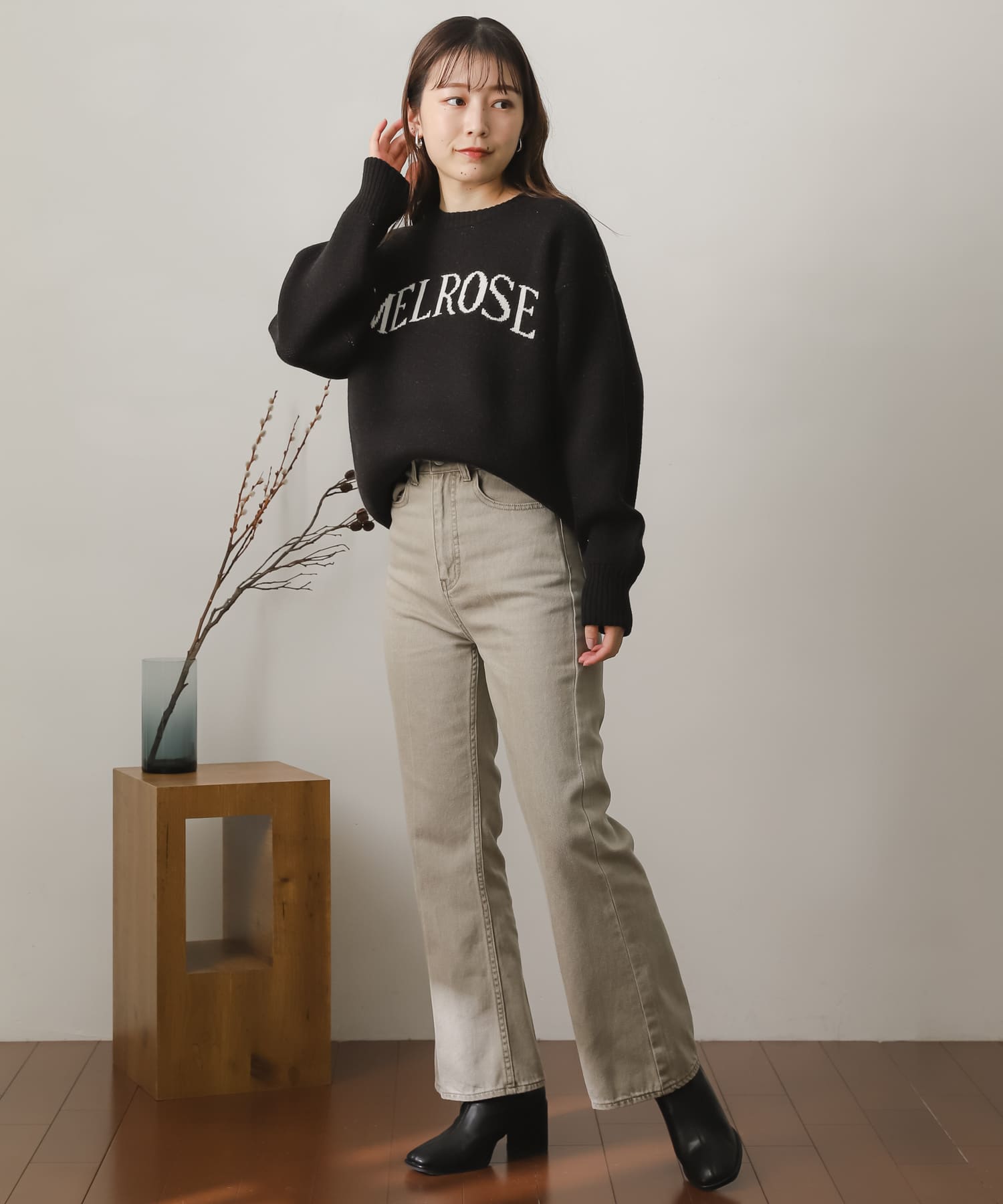 身長：156cm サイズ：one