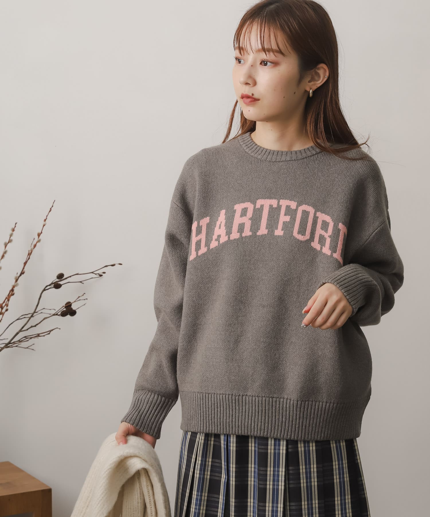 身長：156cm サイズ：one