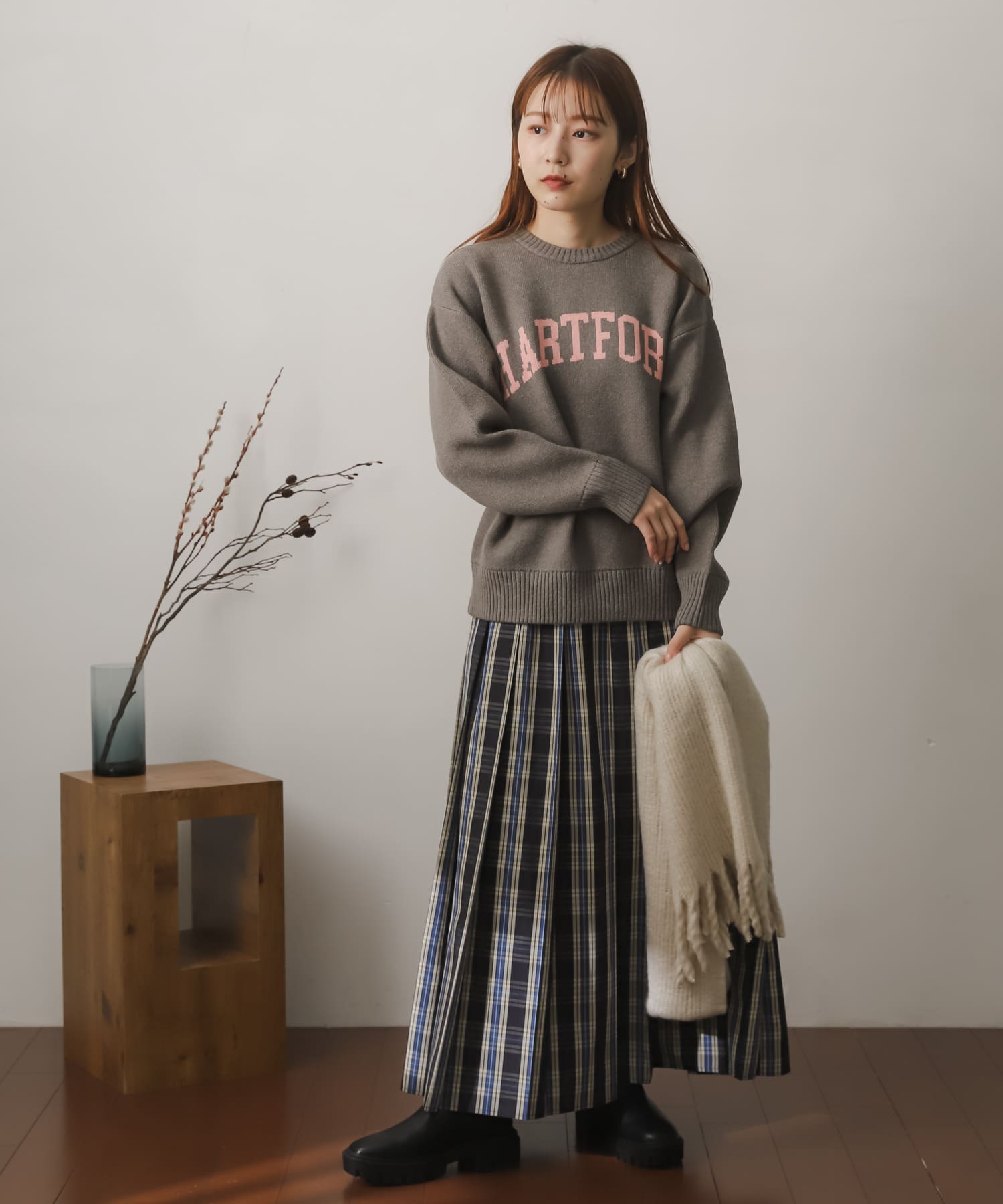 身長：156cm サイズ：one