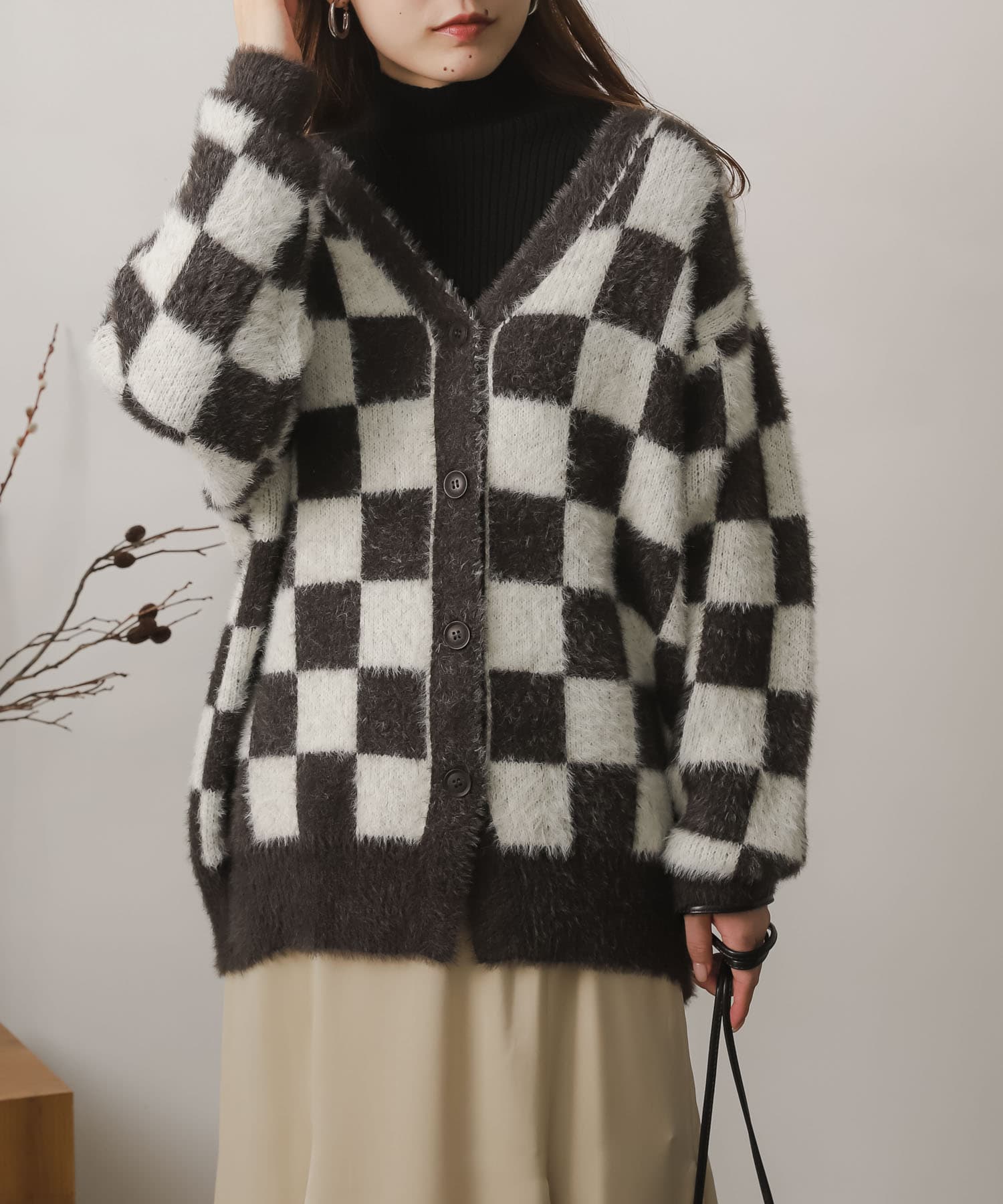 身長：156cm サイズ：one
