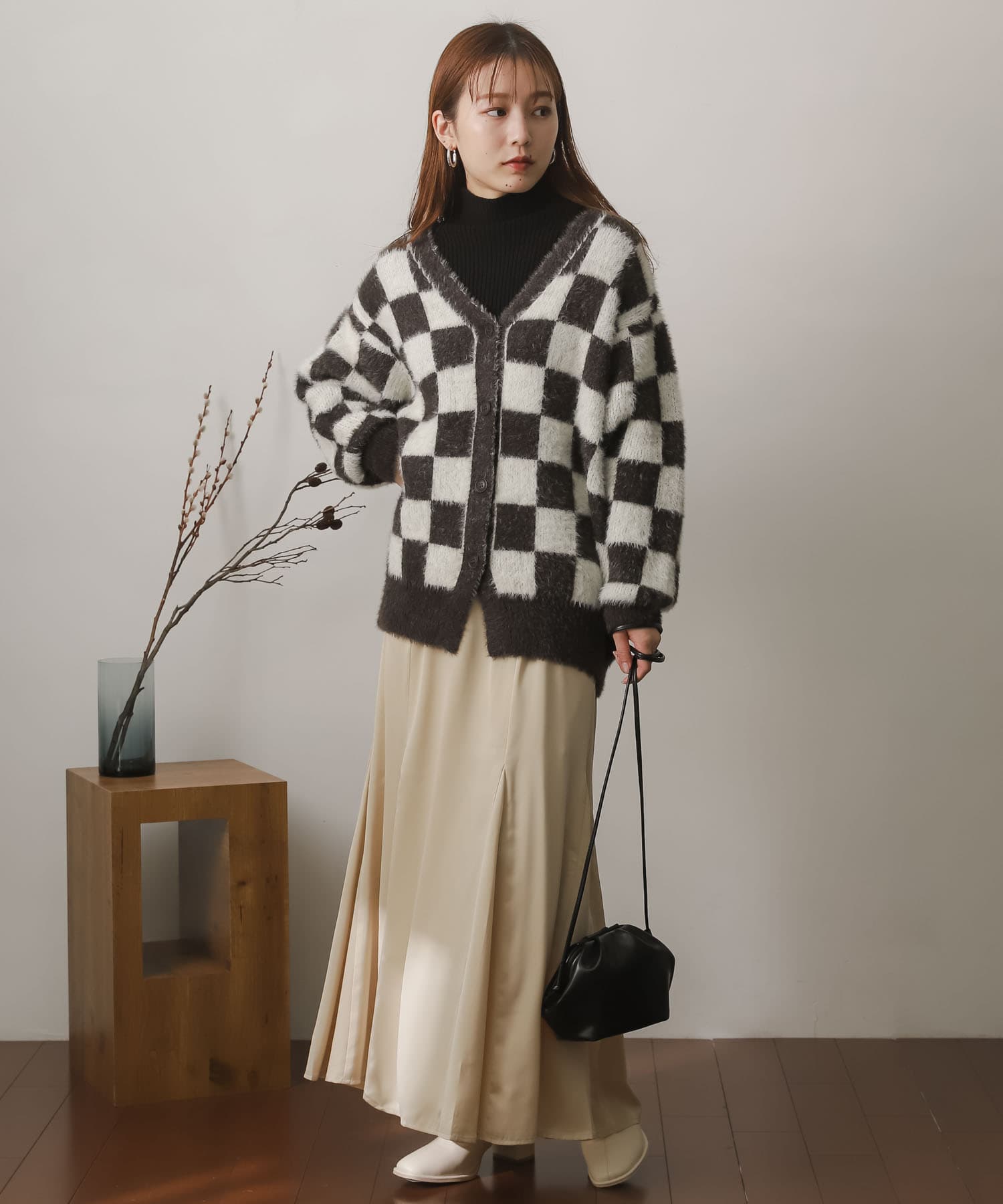 身長：156cm サイズ：one
