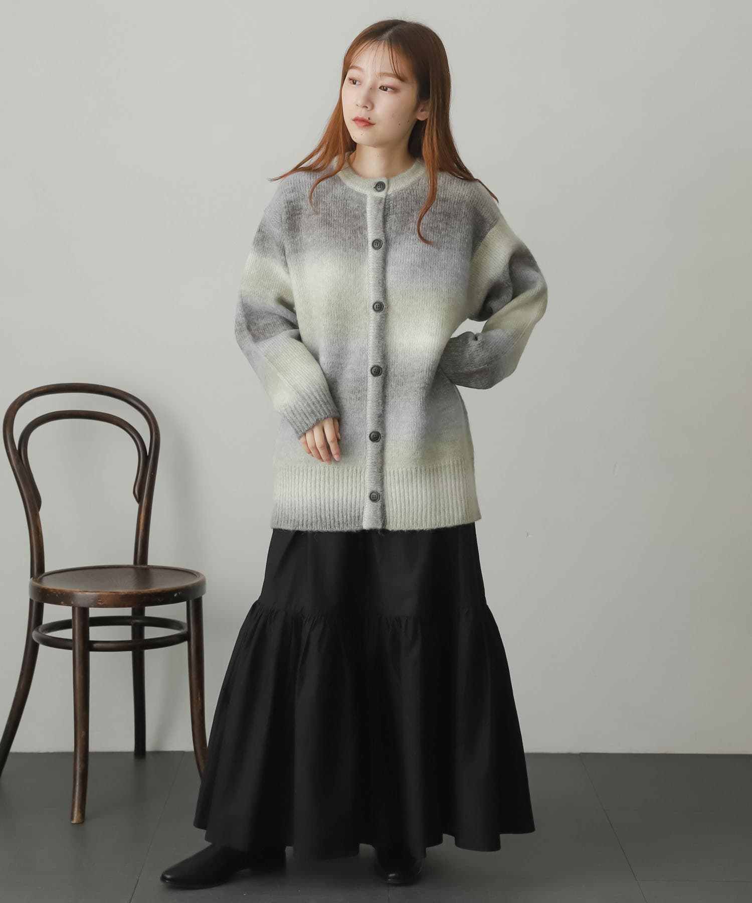 身長：156cm サイズ：one