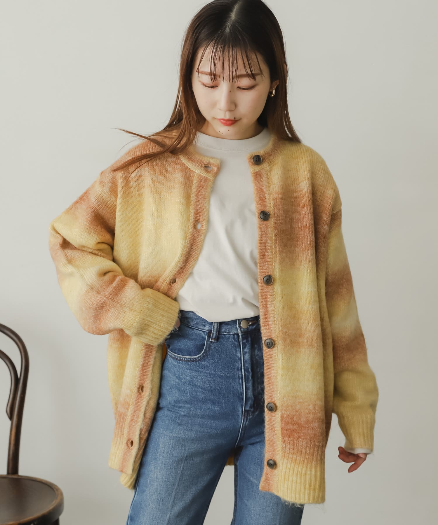 身長：156cm サイズ：one