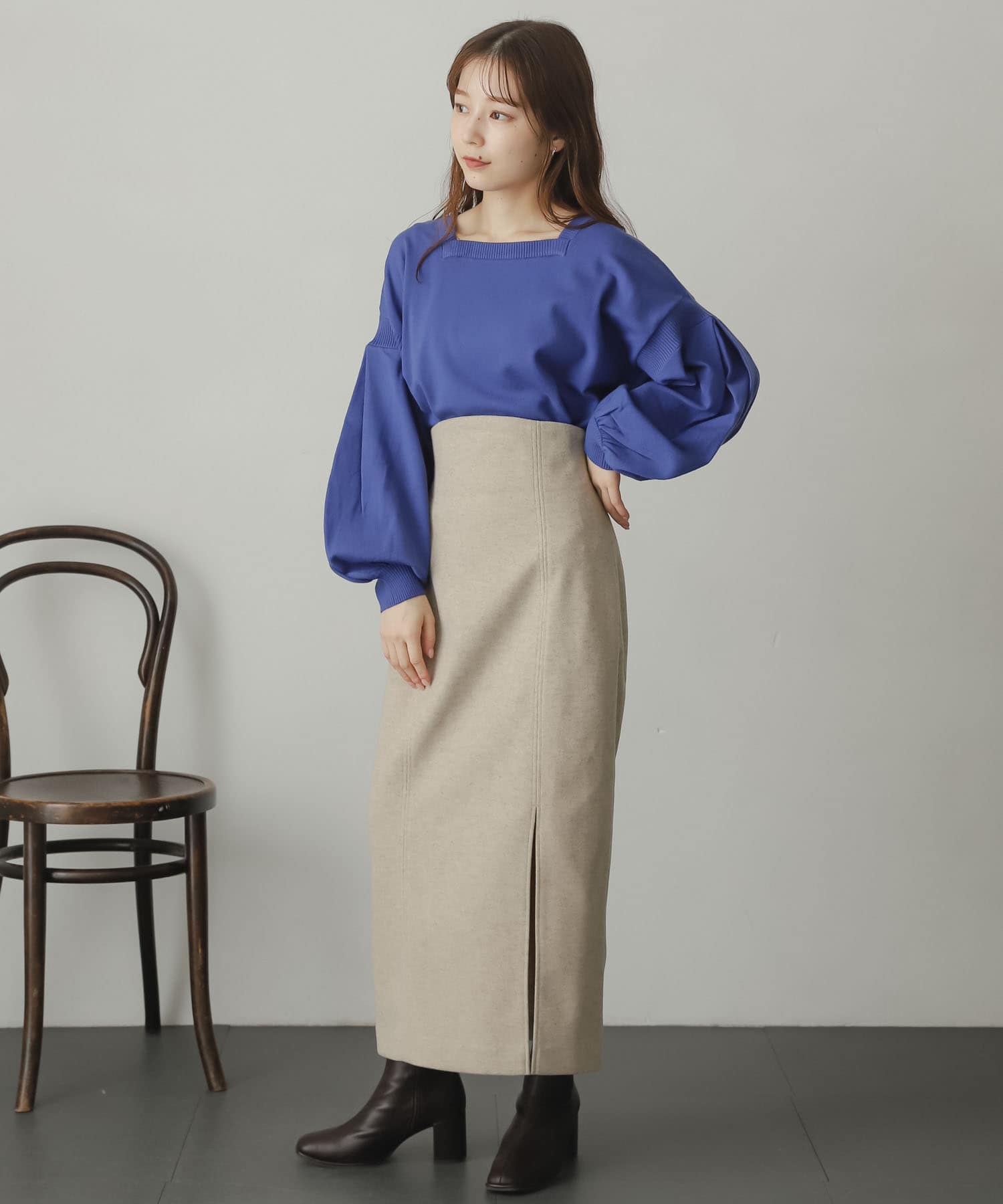 身長：156cm サイズ：one