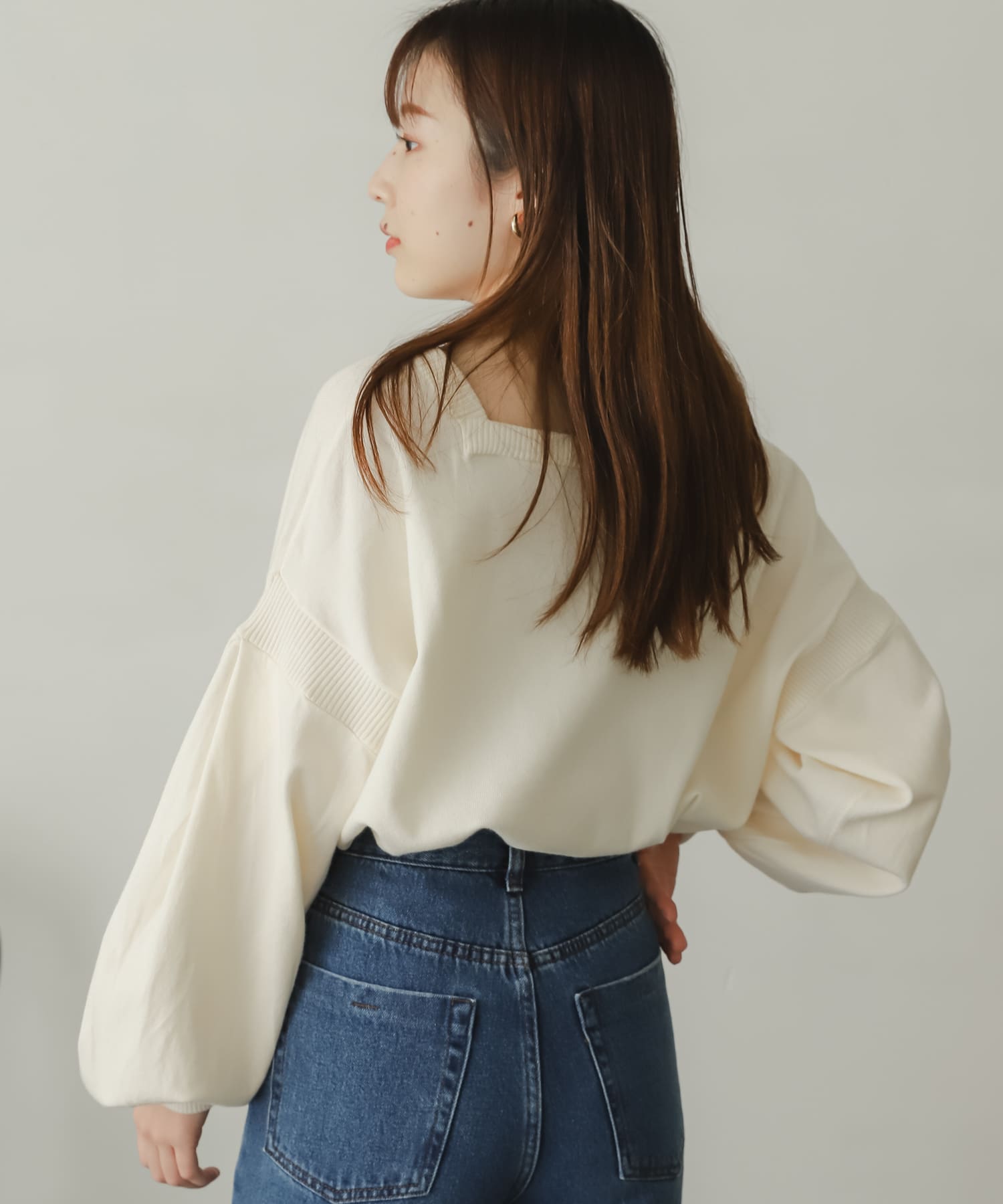 身長：156cm サイズ：one