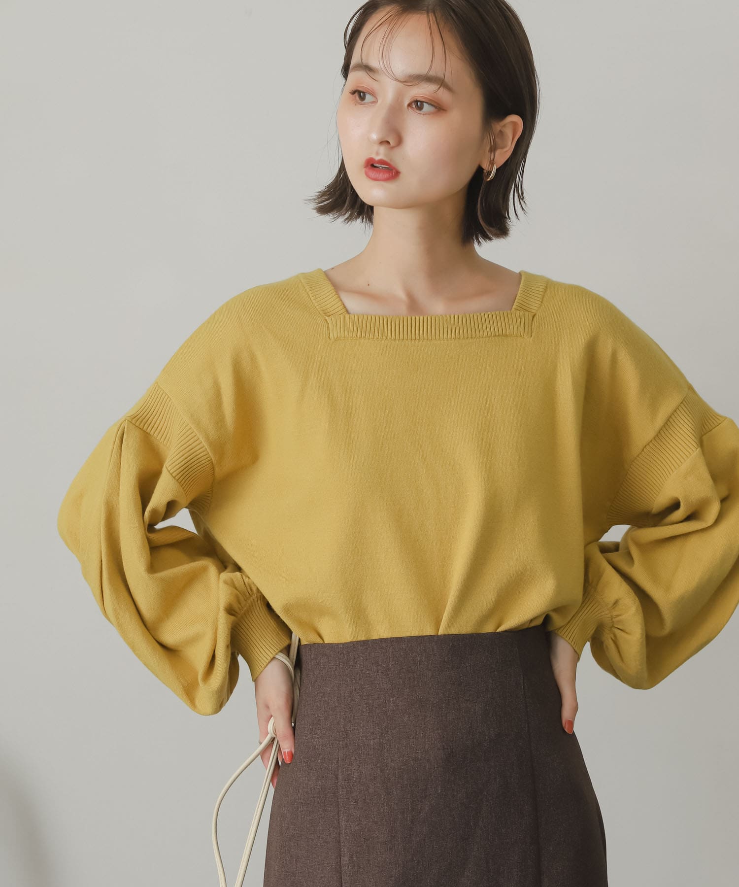身長：169cm サイズ：one