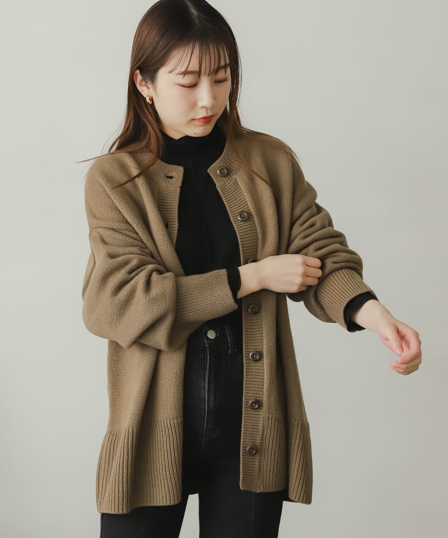 身長：156cm サイズ：one