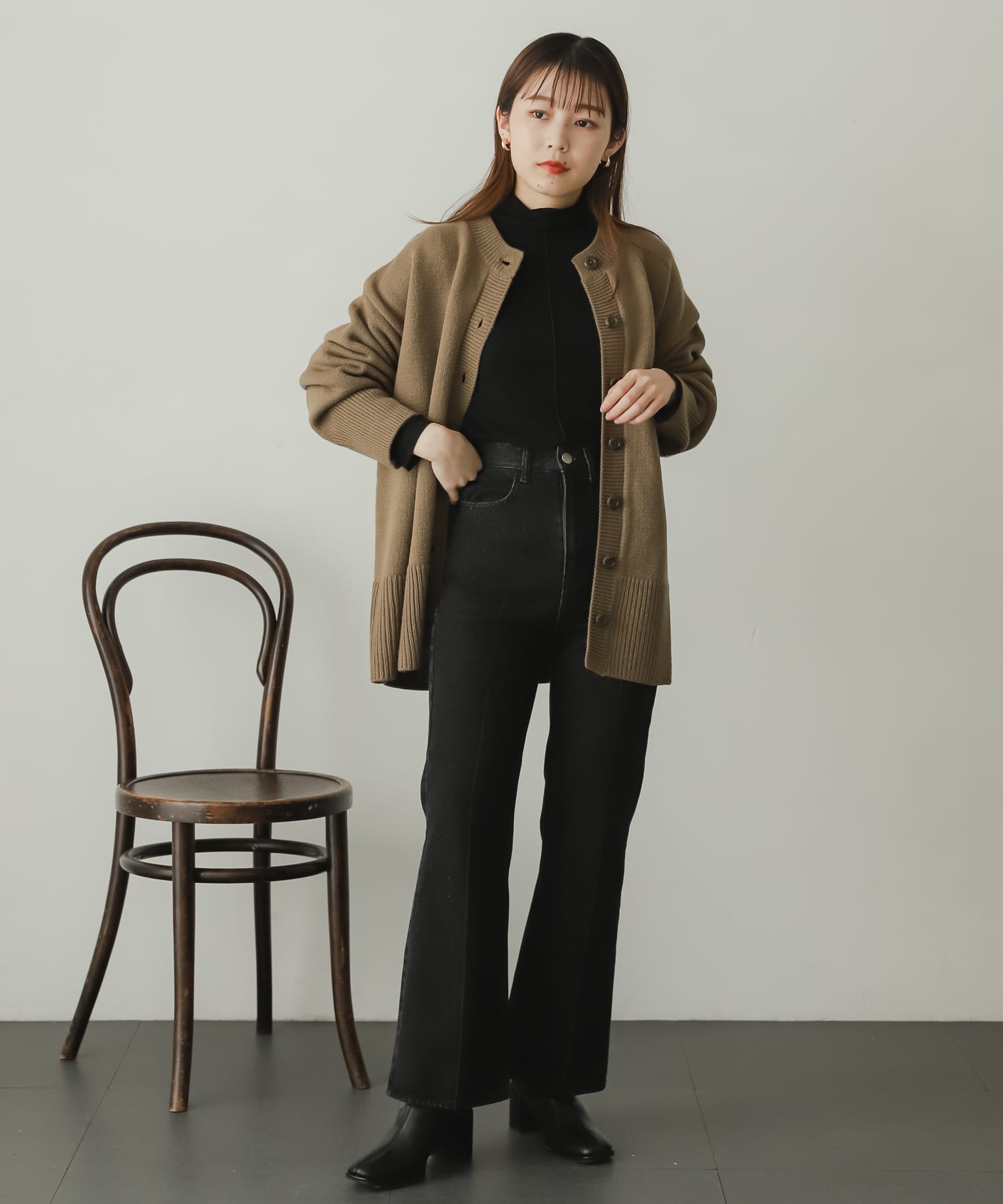 身長：156cm サイズ：one