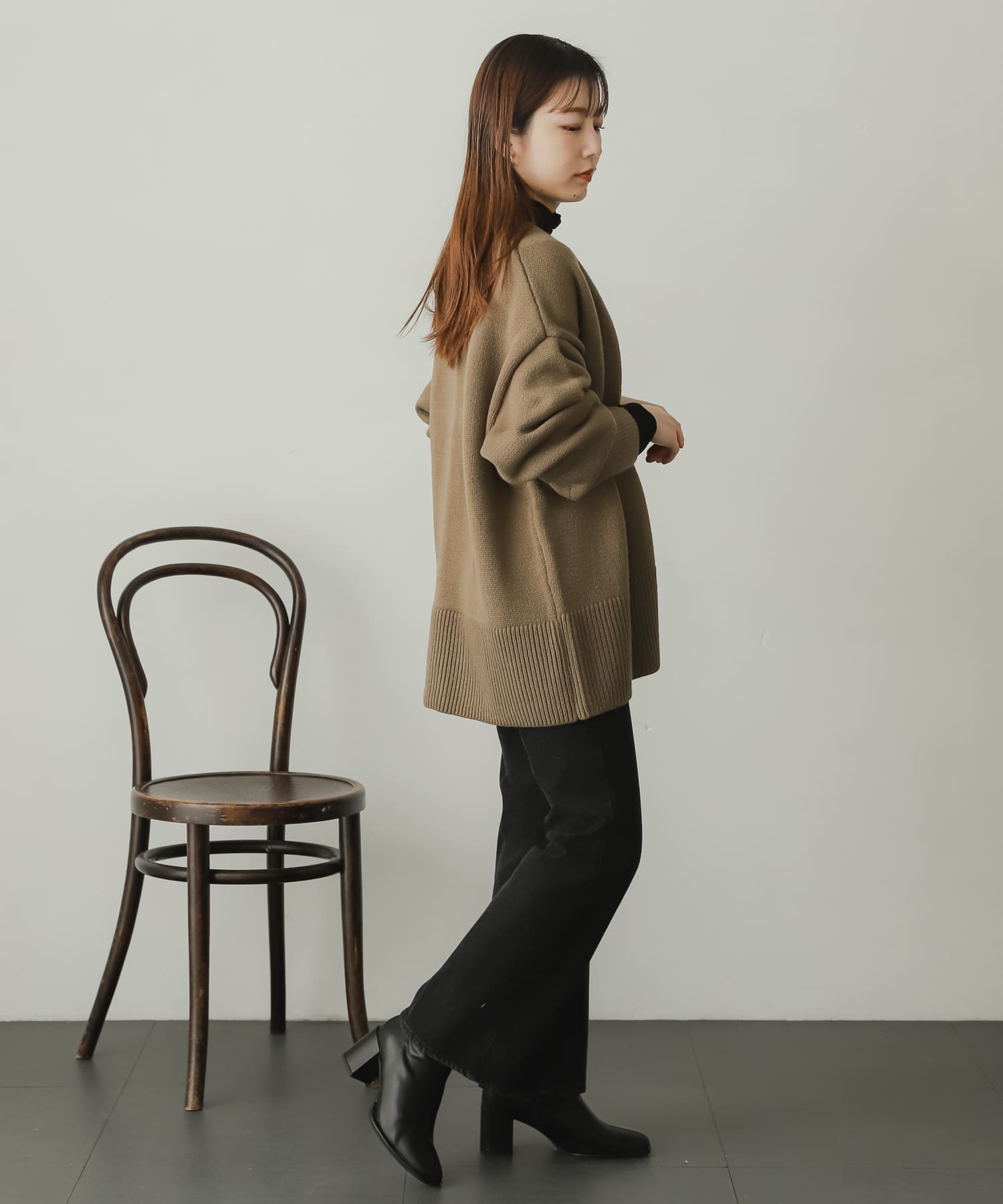 身長：156cm サイズ：one