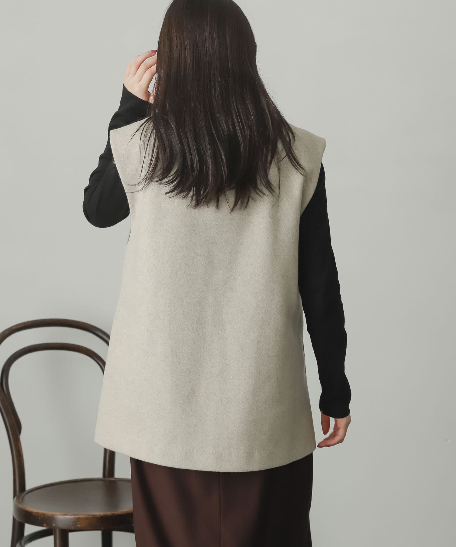 身長：156cm サイズ：one