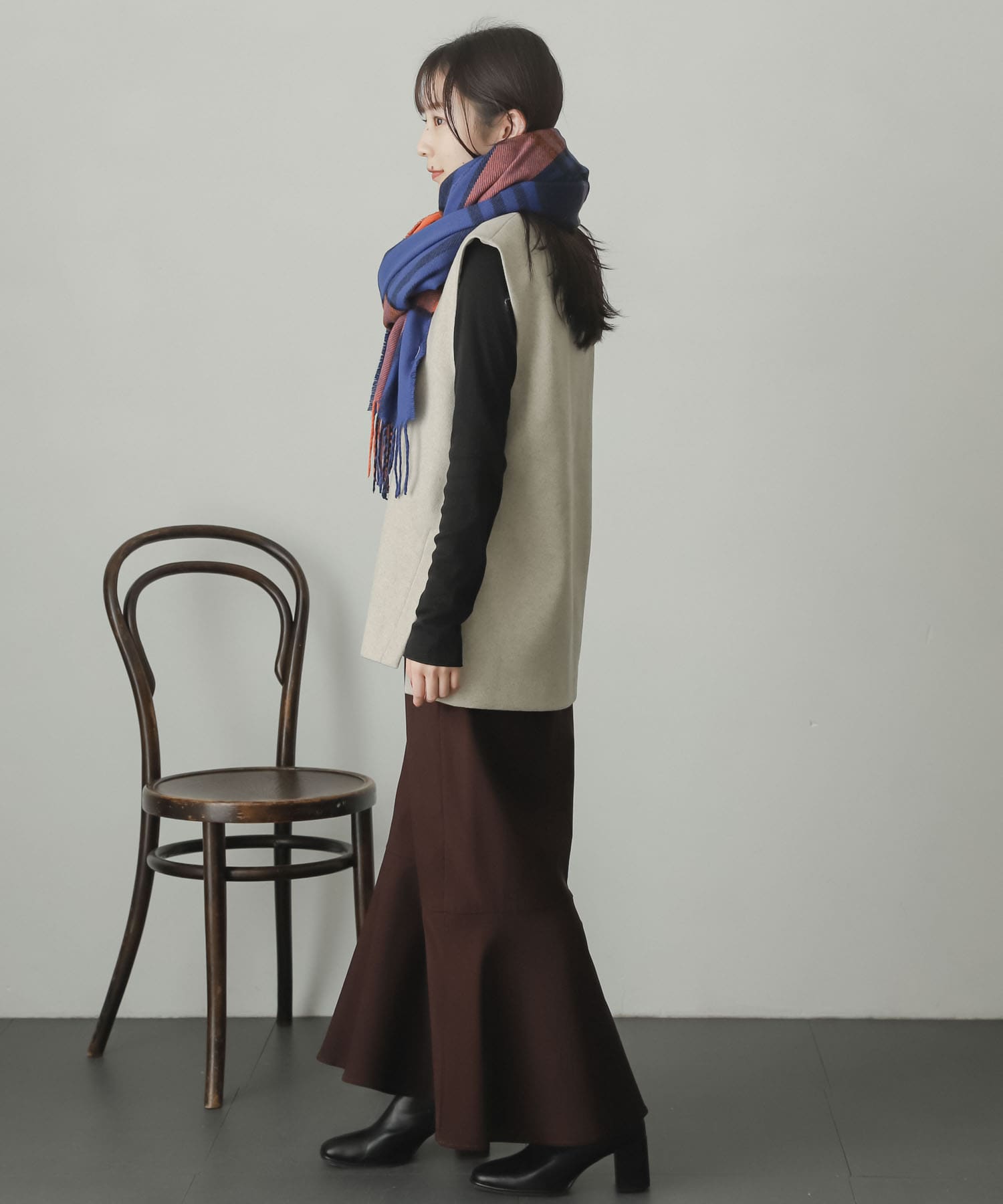 身長：156cm サイズ：one