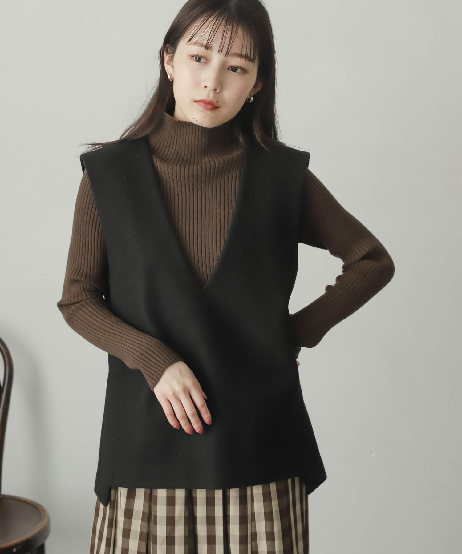 身長：156cm サイズ：one