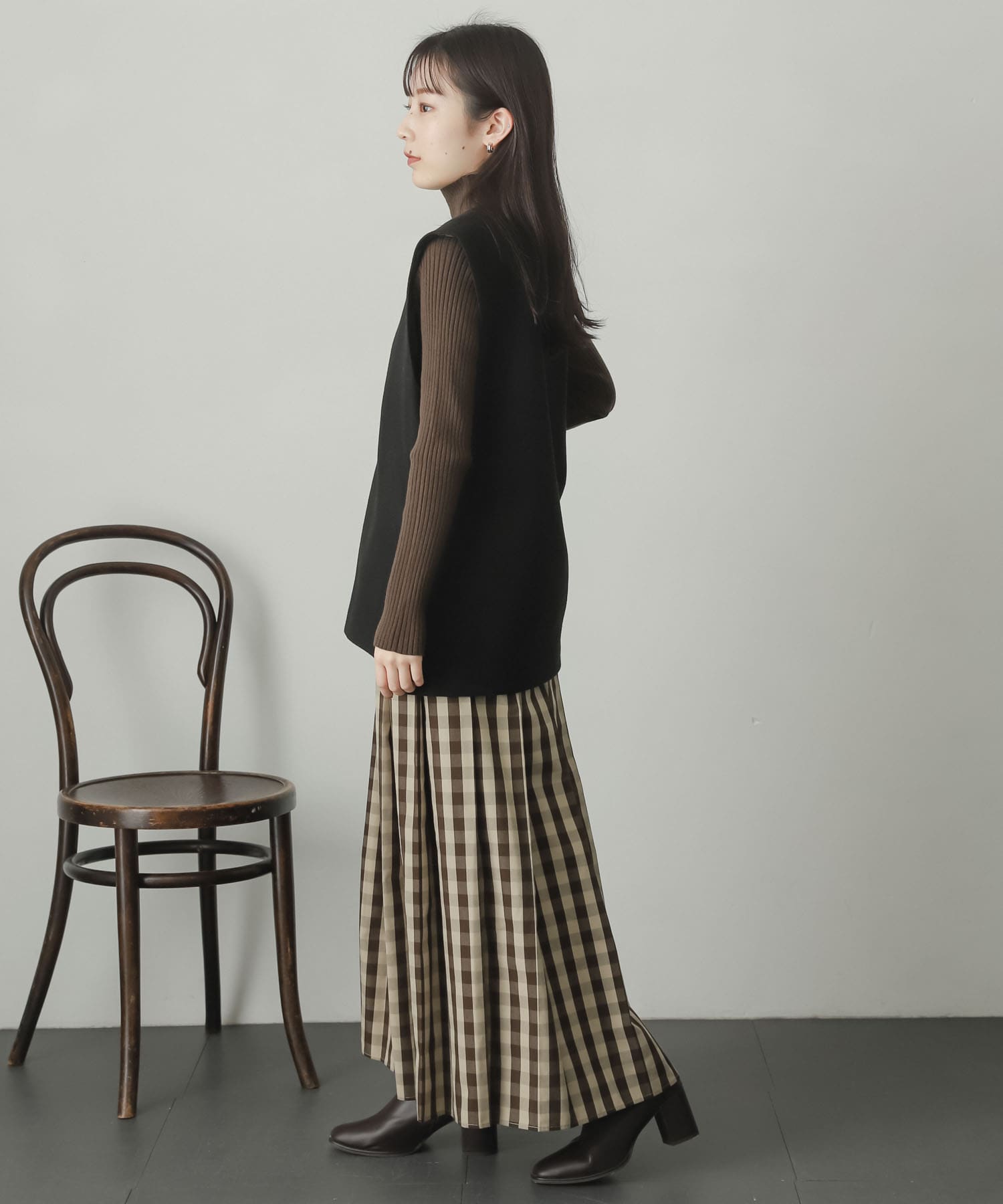 身長：156cm サイズ：one
