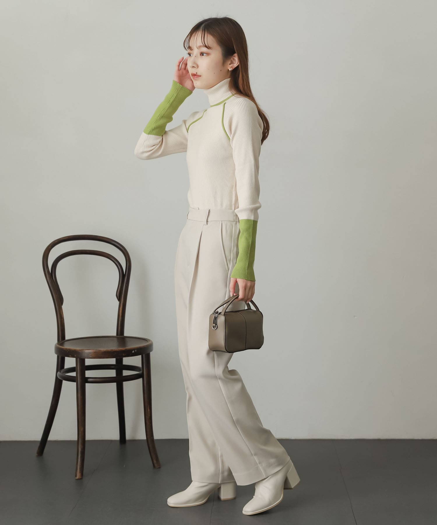 身長：156cm サイズ：XS