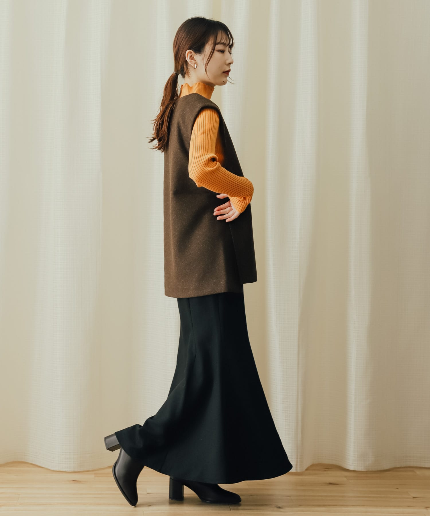 身長：156cm サイズ：M