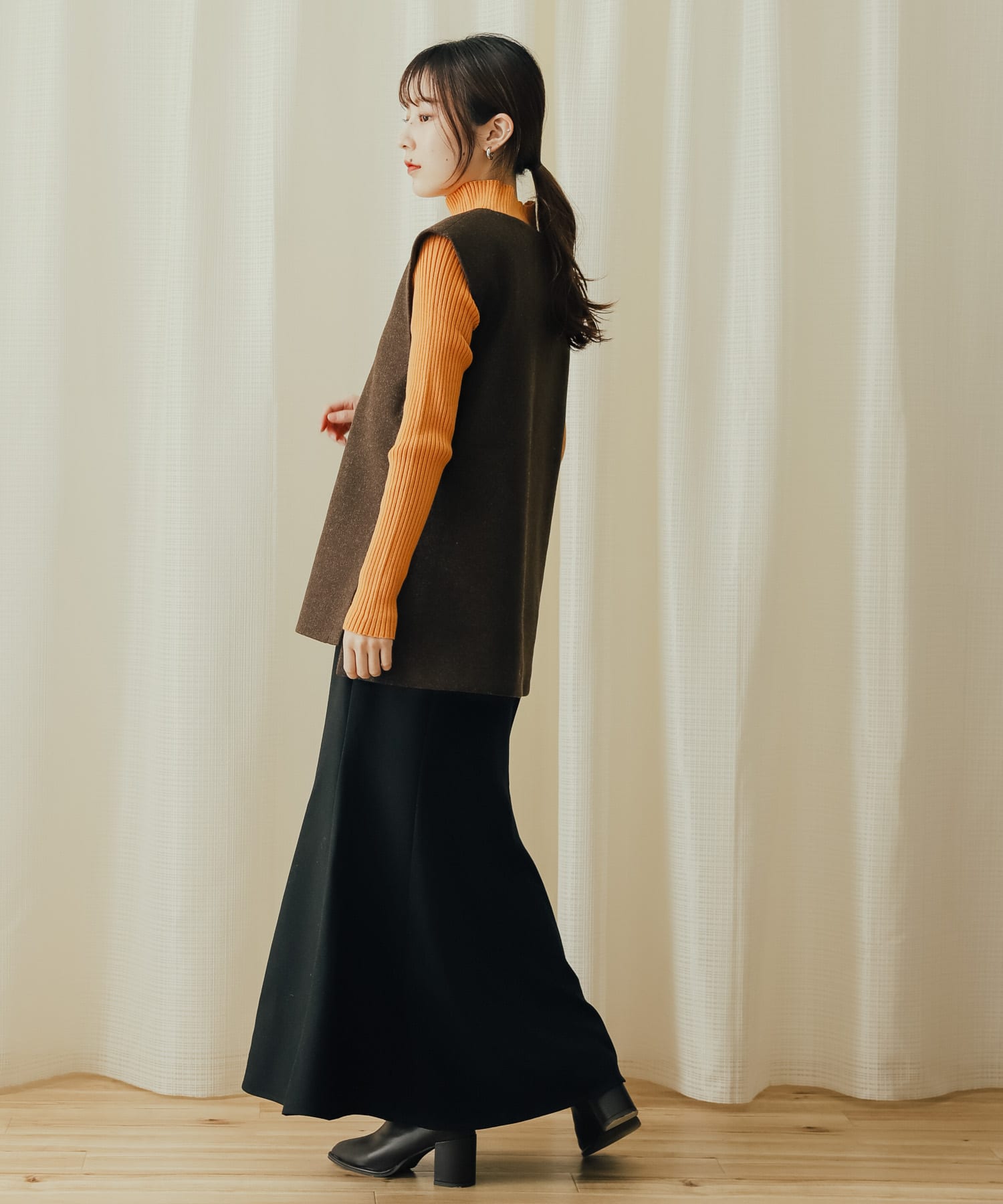 身長：156cm サイズ：M