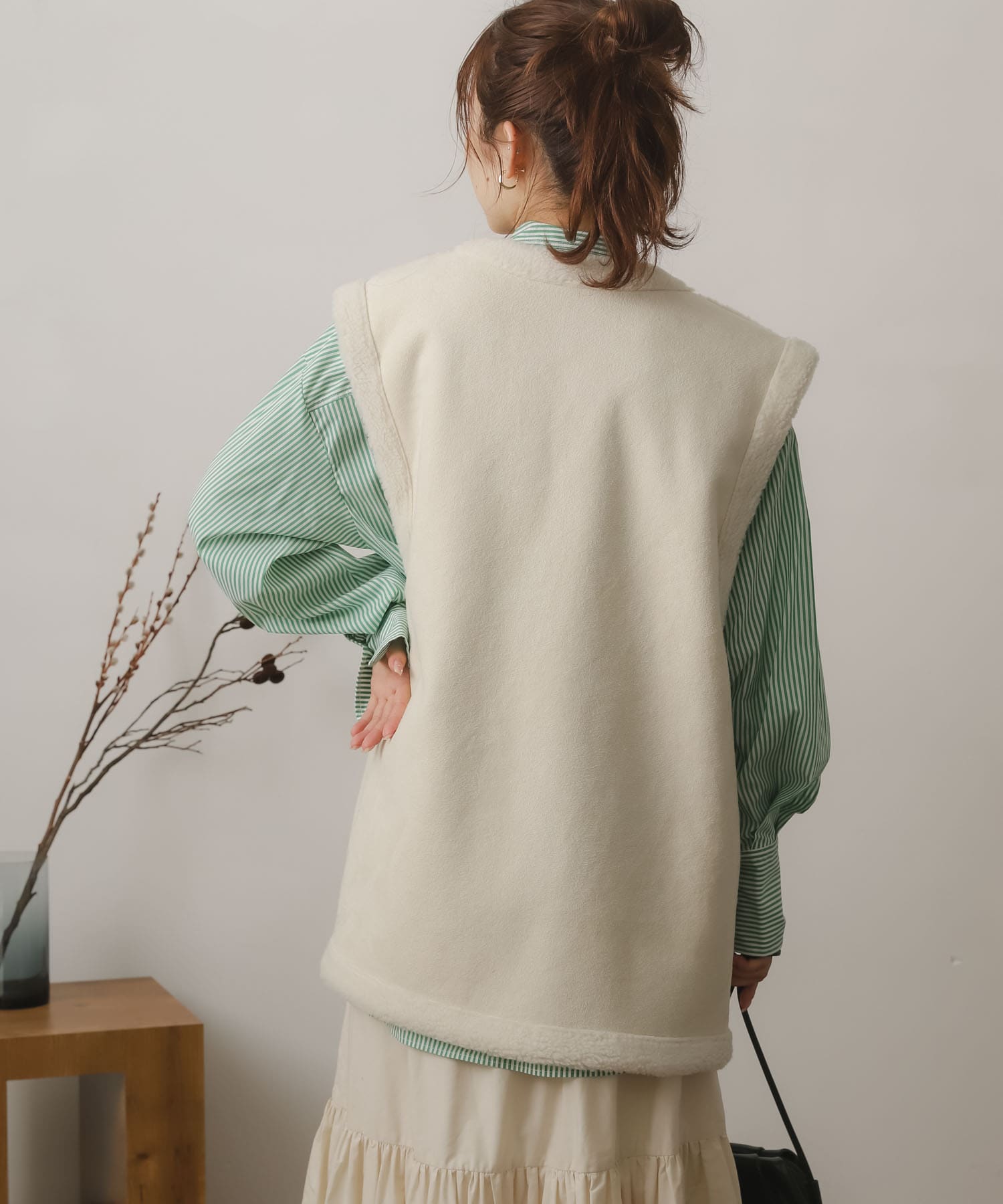 身長：156cm サイズ：one