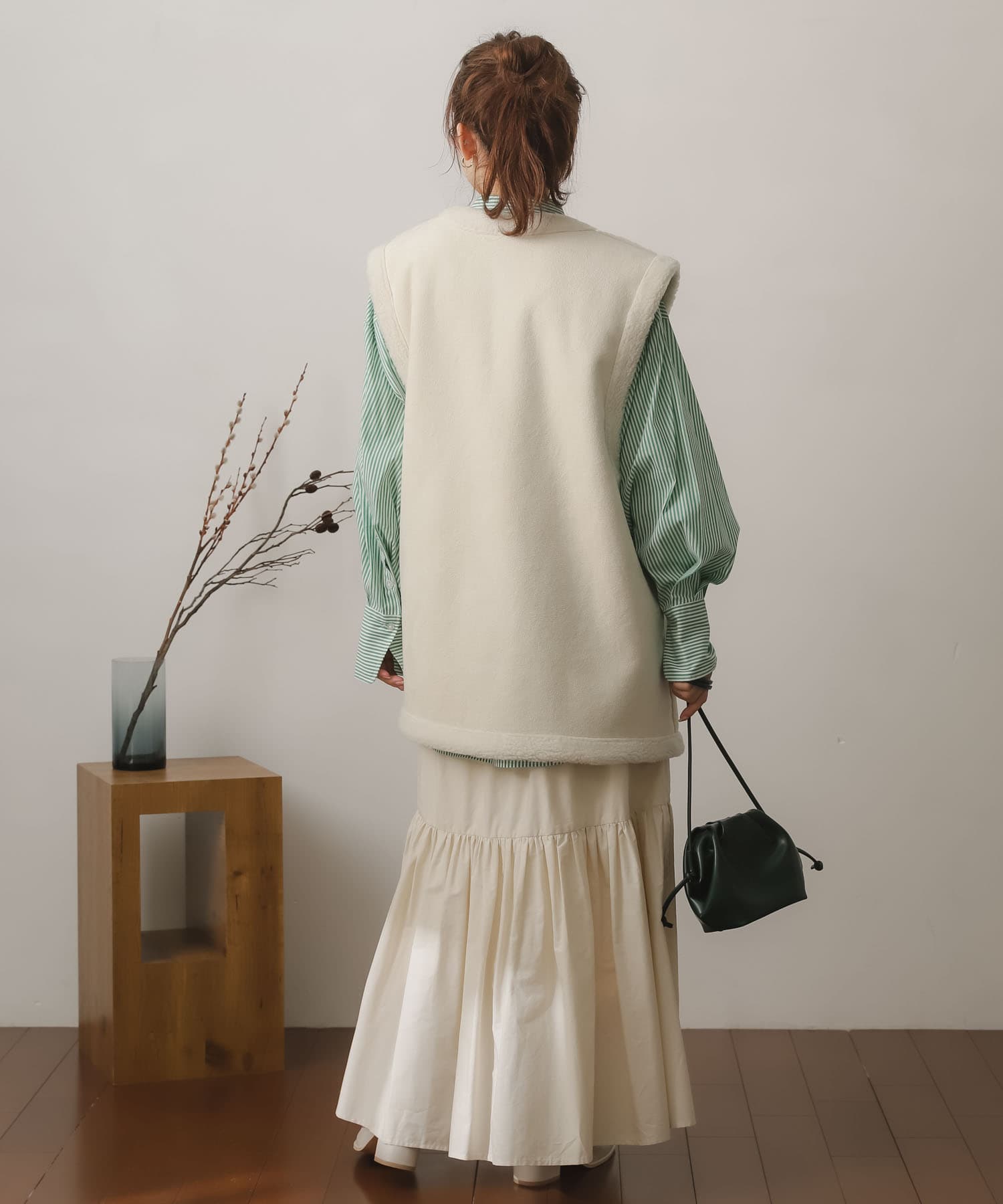 身長：156cm サイズ：one