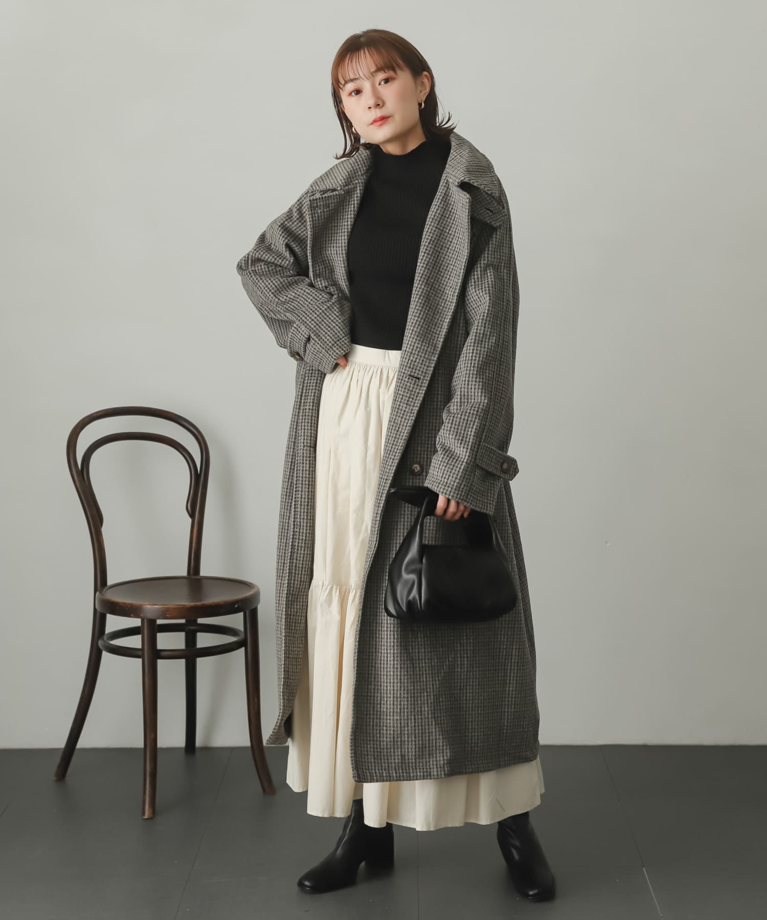 身長：162cm サイズ：one