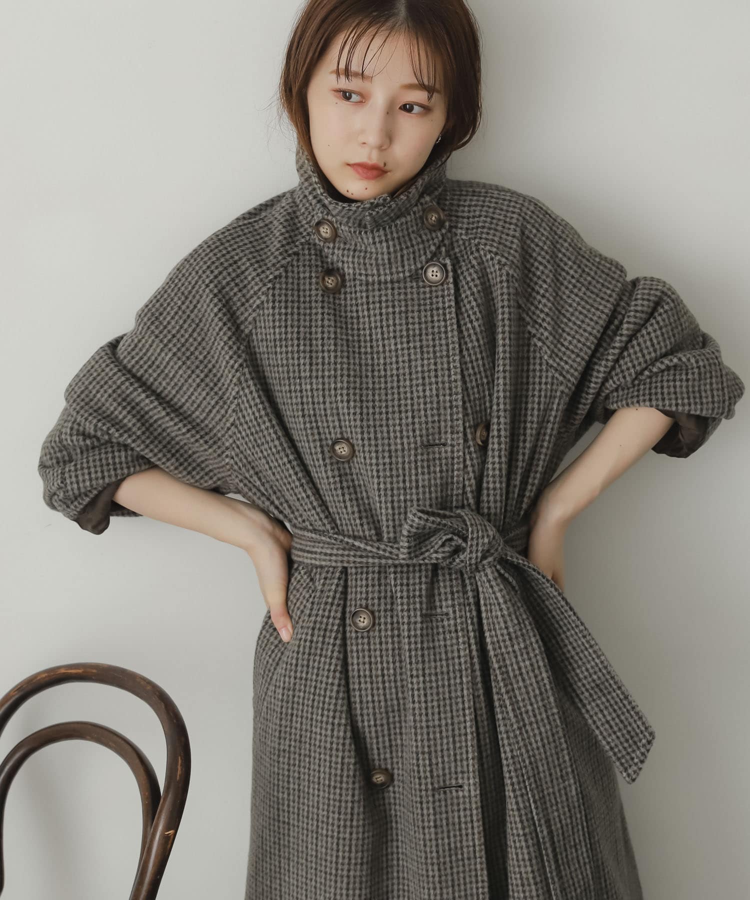 身長：156cm サイズ：one