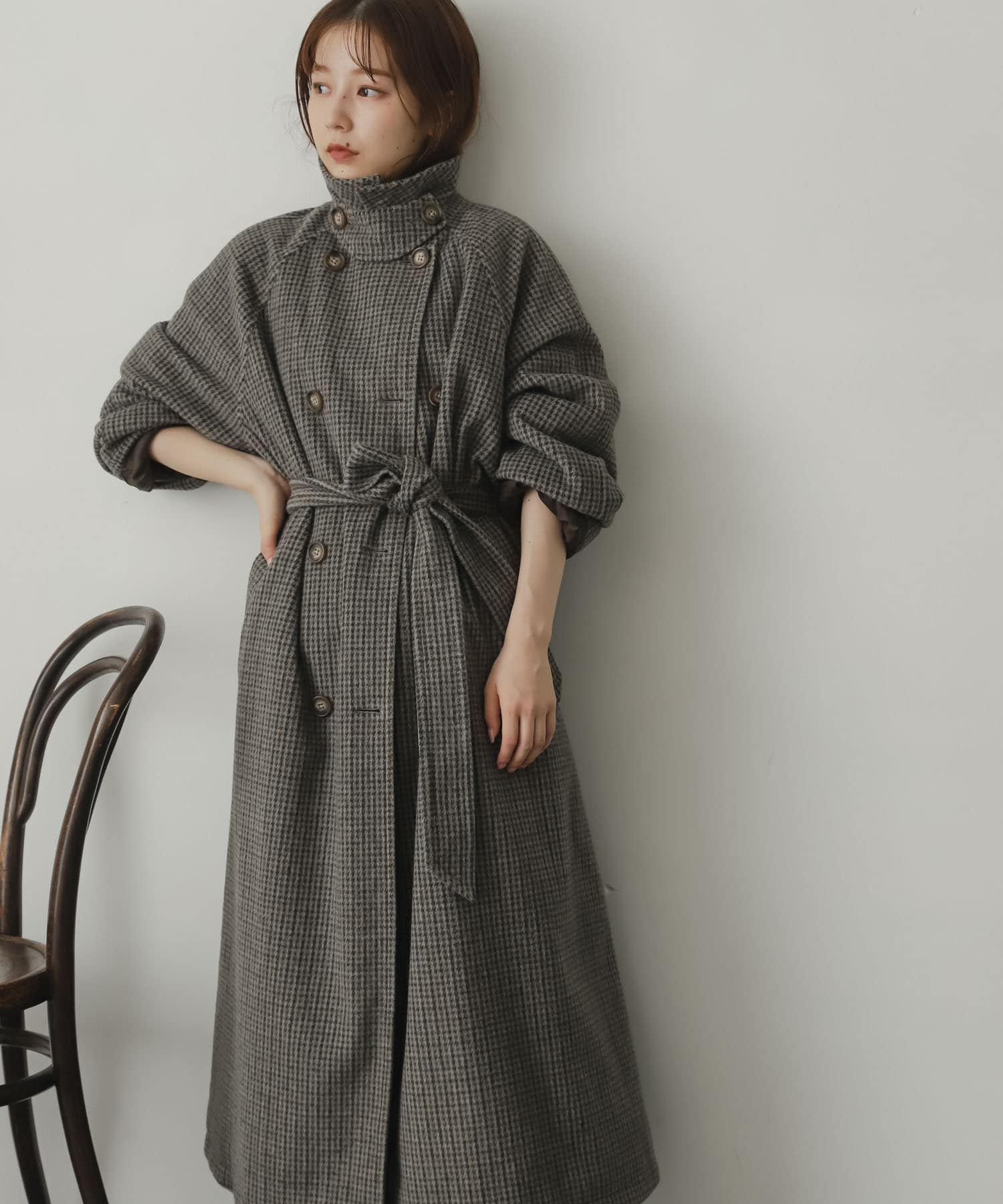 身長：156cm サイズ：one