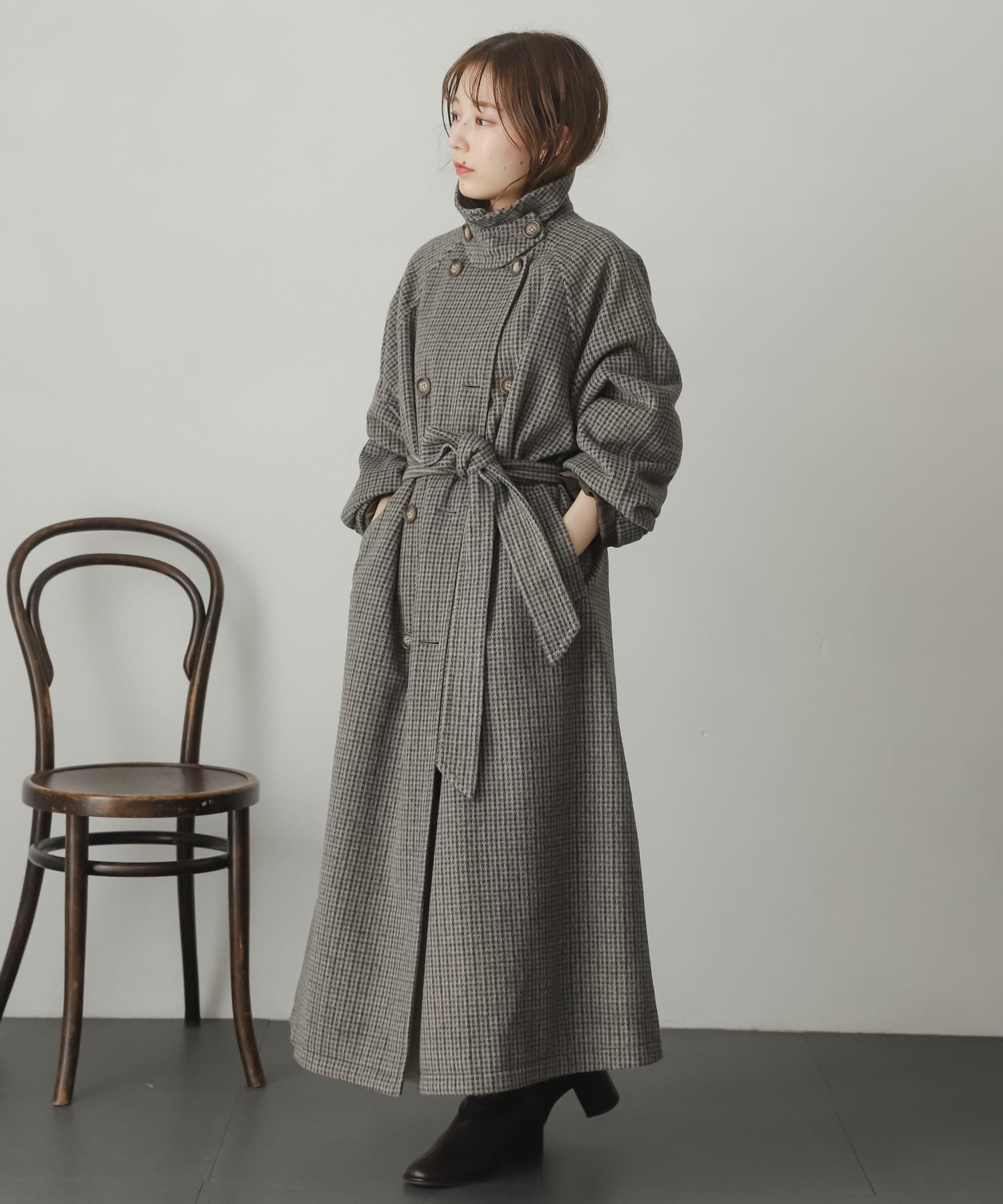 身長：156cm サイズ：one