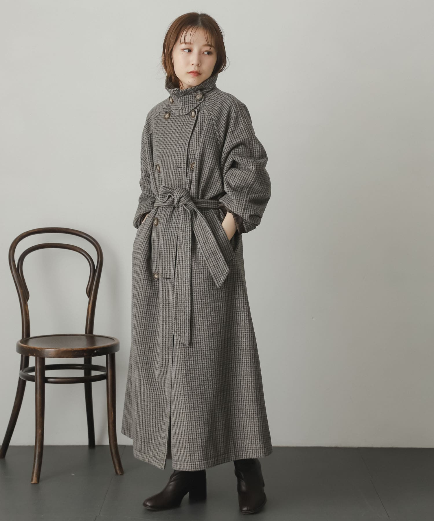 身長：156cm サイズ：one