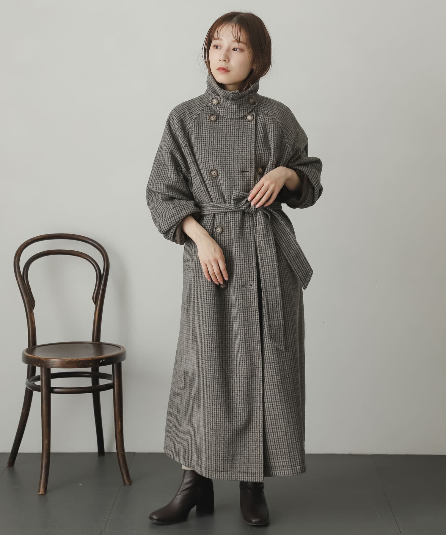 身長：156cm サイズ：one