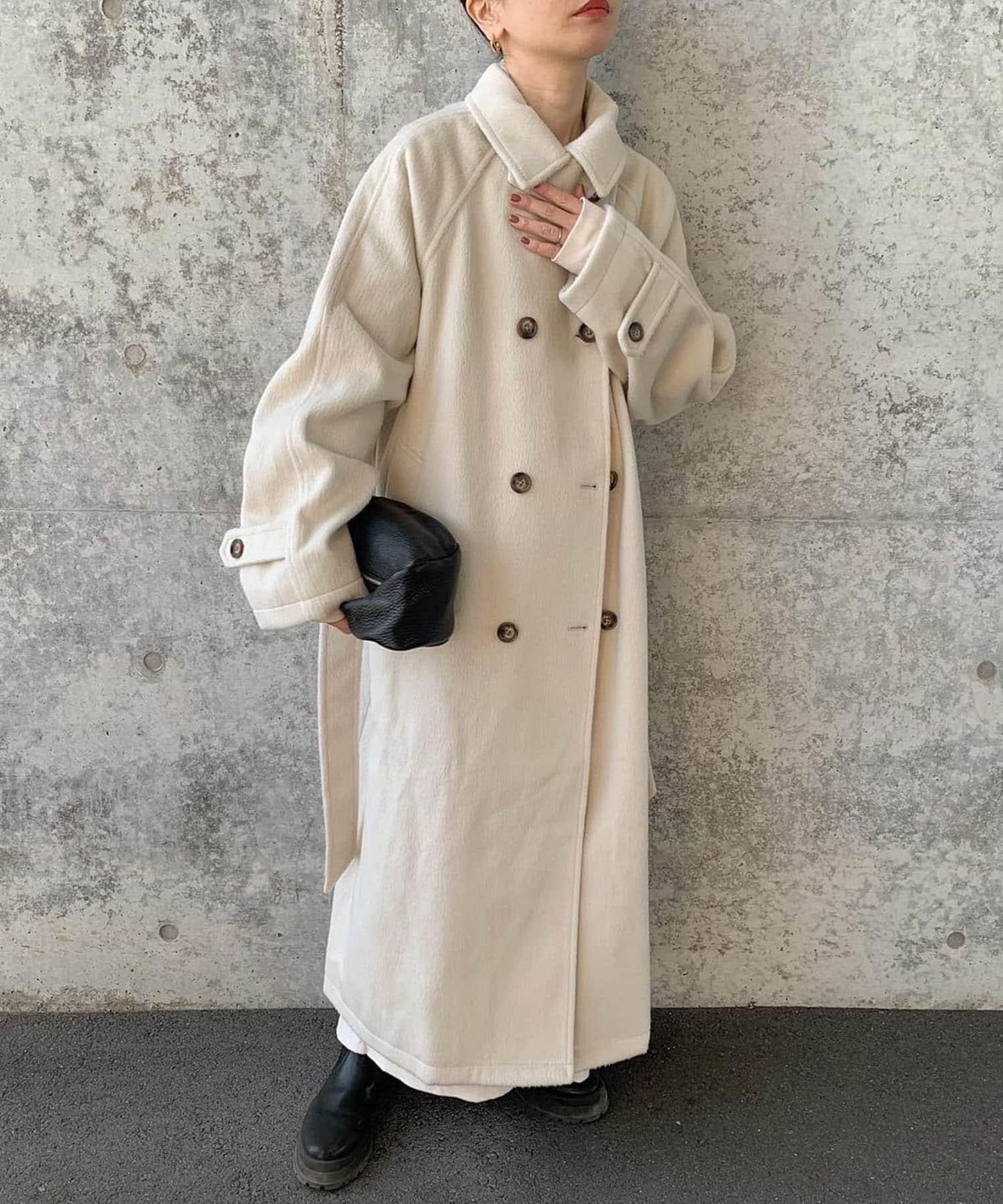 身長：159cm サイズ：one