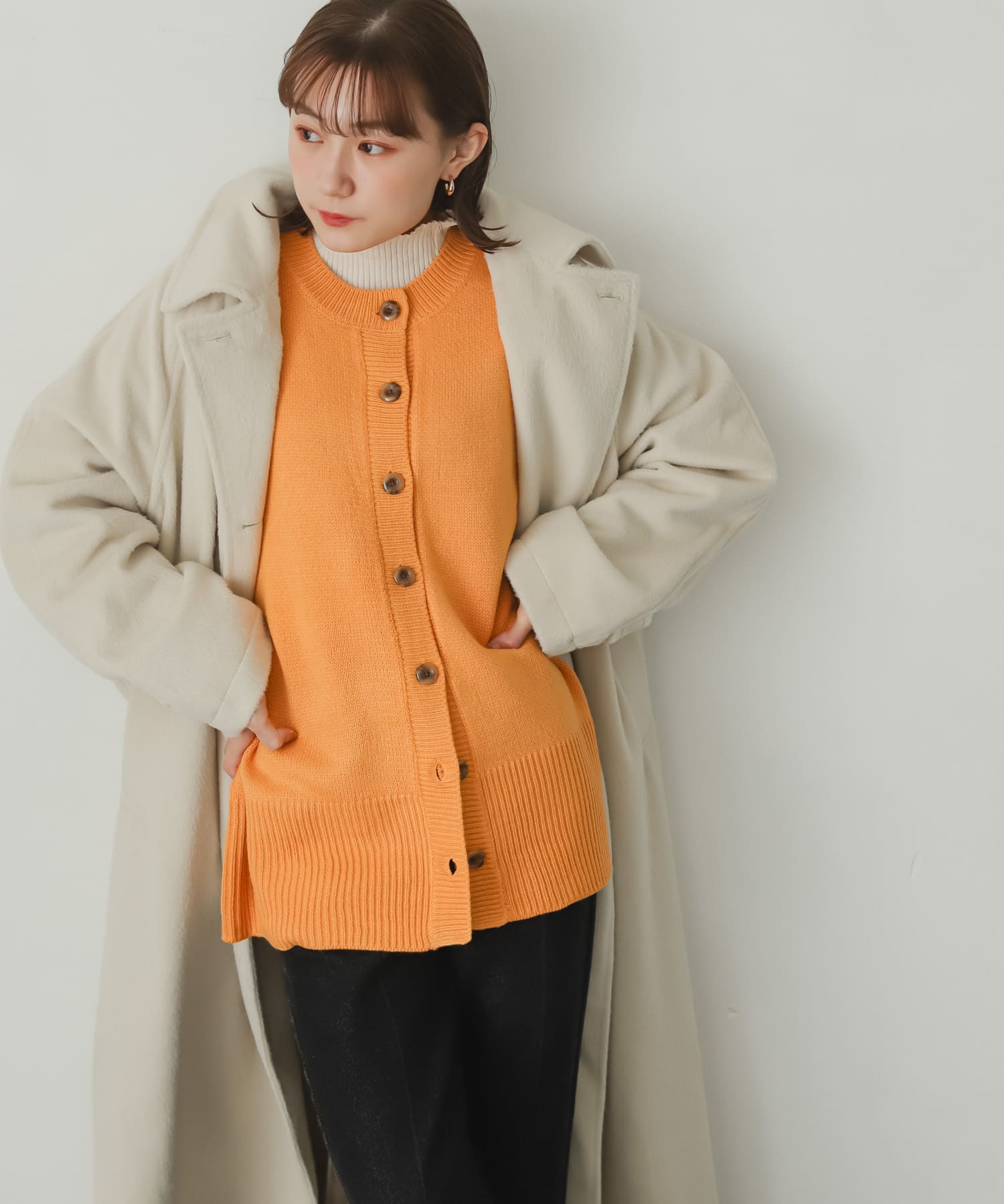 身長：162cm サイズ：one