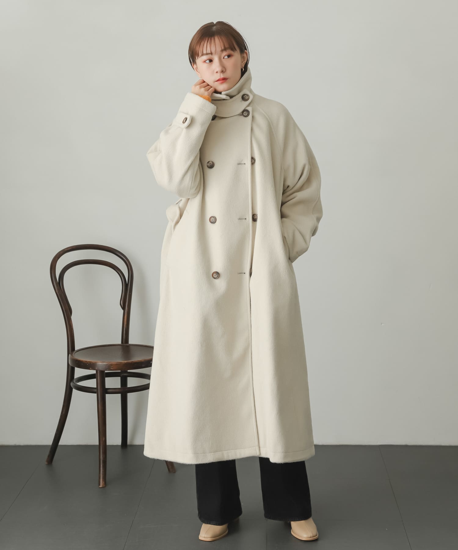 身長：162cm サイズ：one