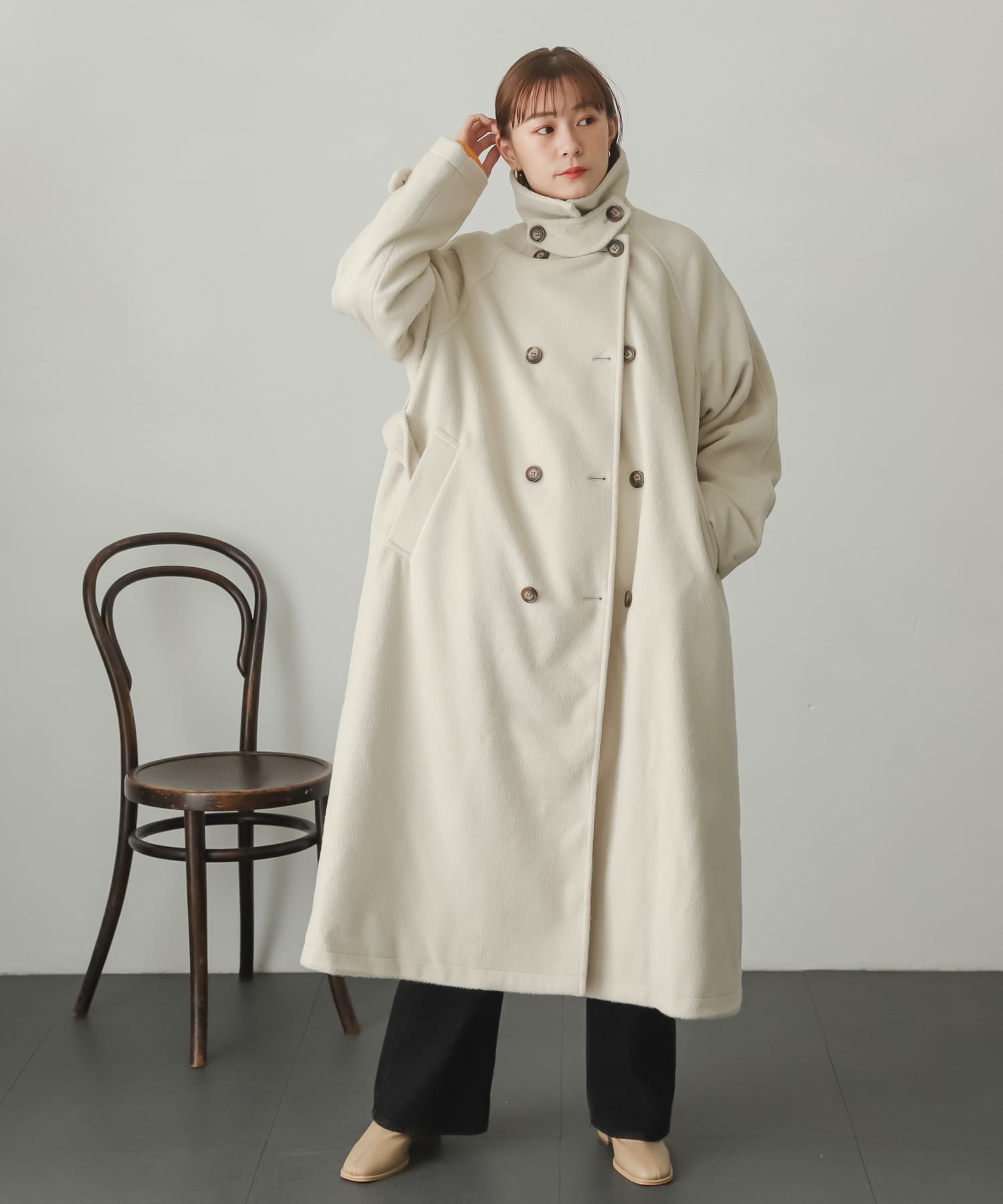 身長：162cm サイズ：one
