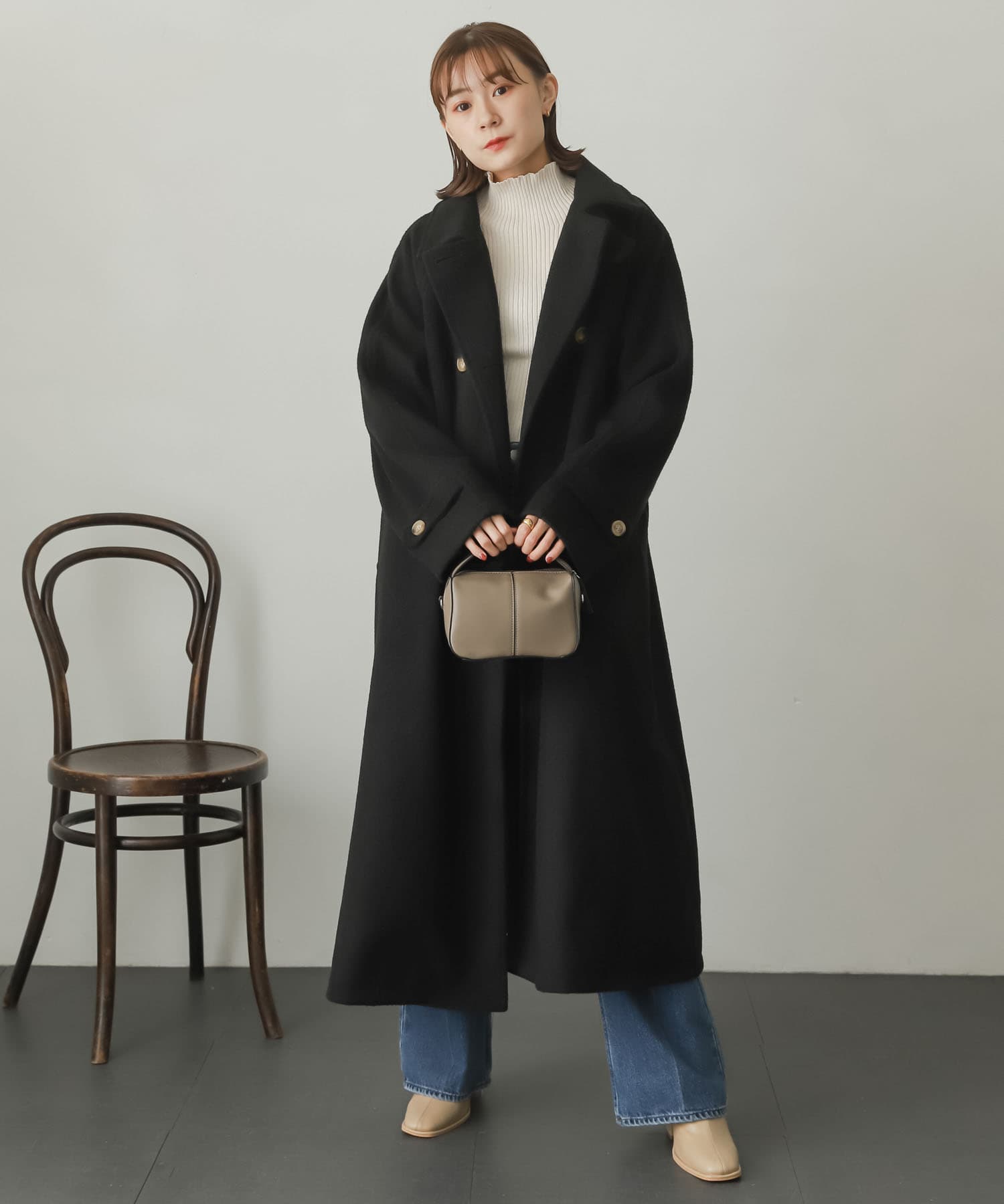 身長：162cm サイズ：one