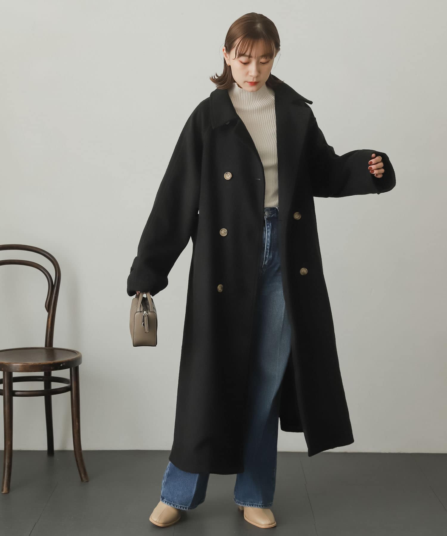 身長：162cm サイズ：one