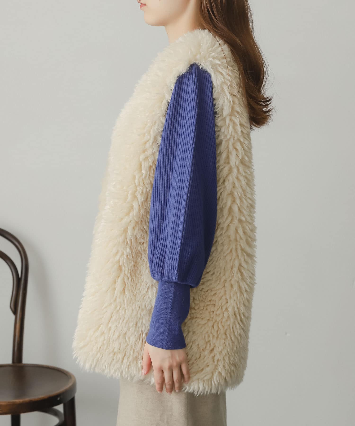 身長：156cm サイズ：one