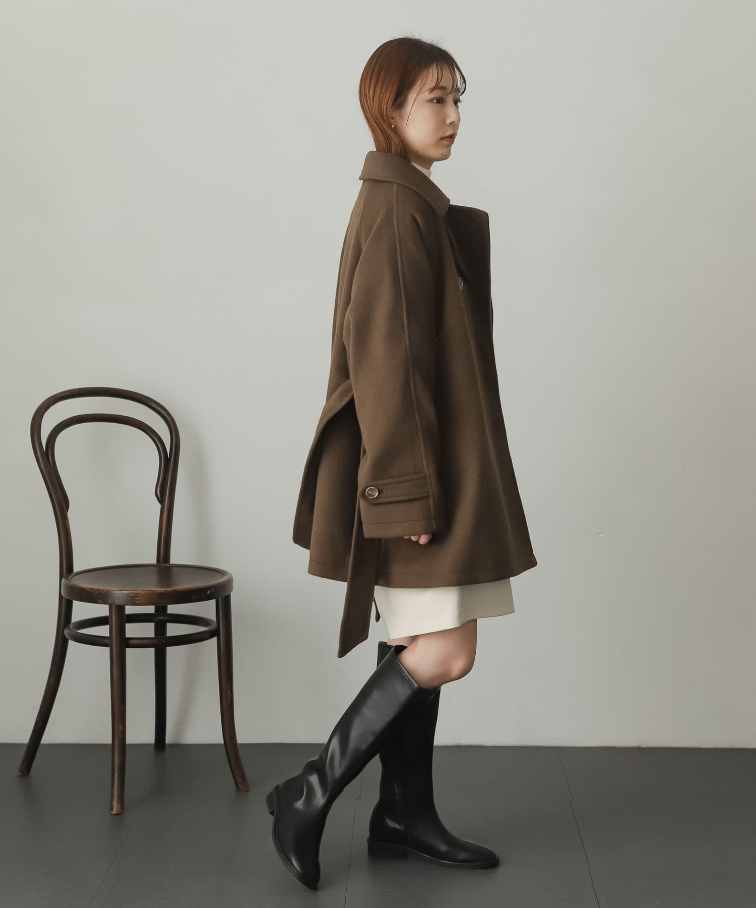 身長：156cm サイズ：one