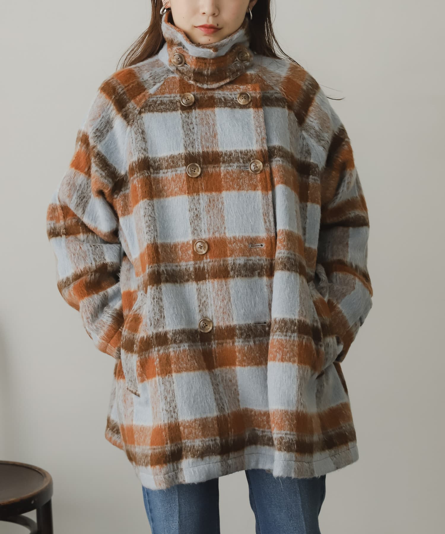 身長：156cm サイズ：one