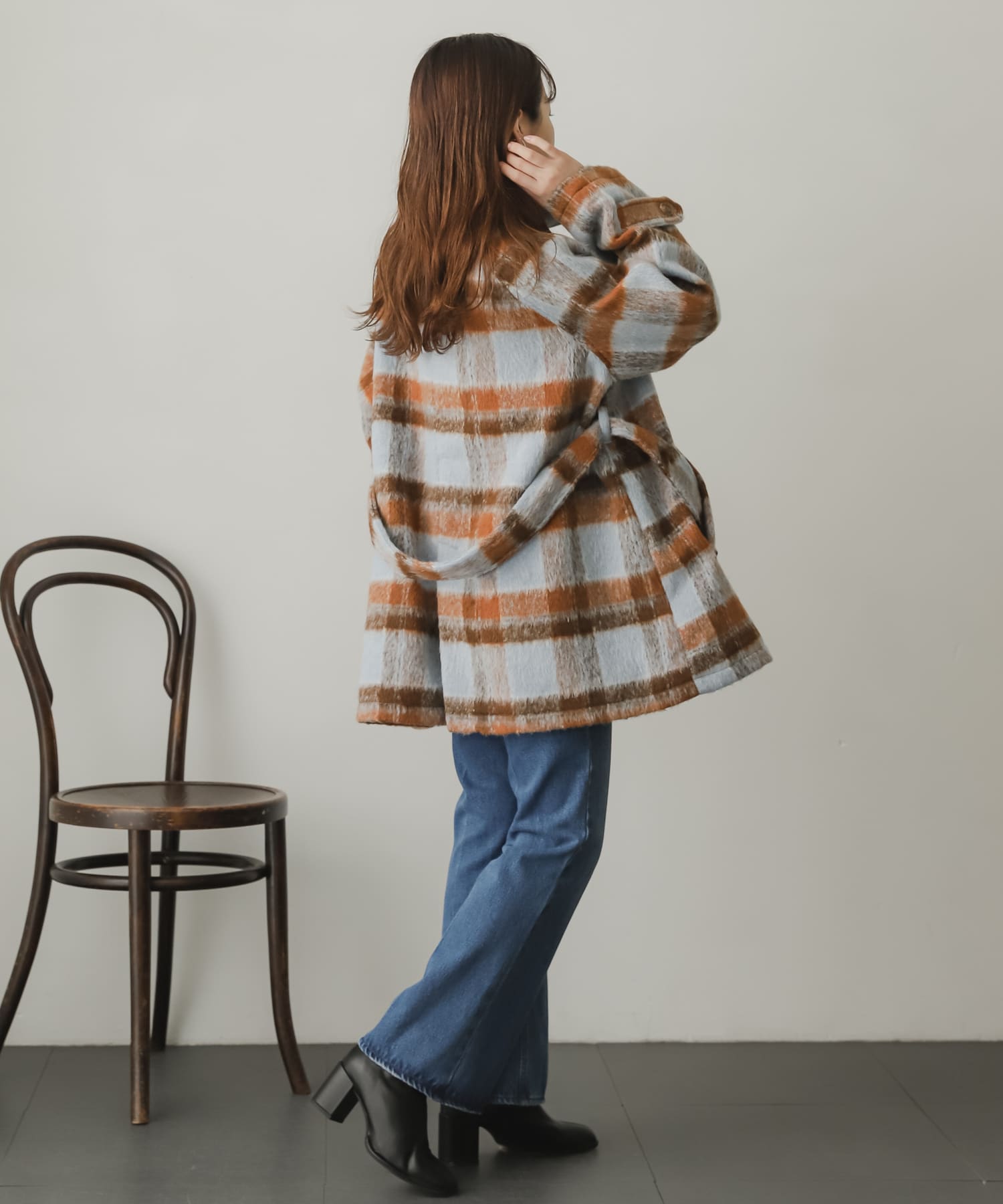 身長：156cm サイズ：one