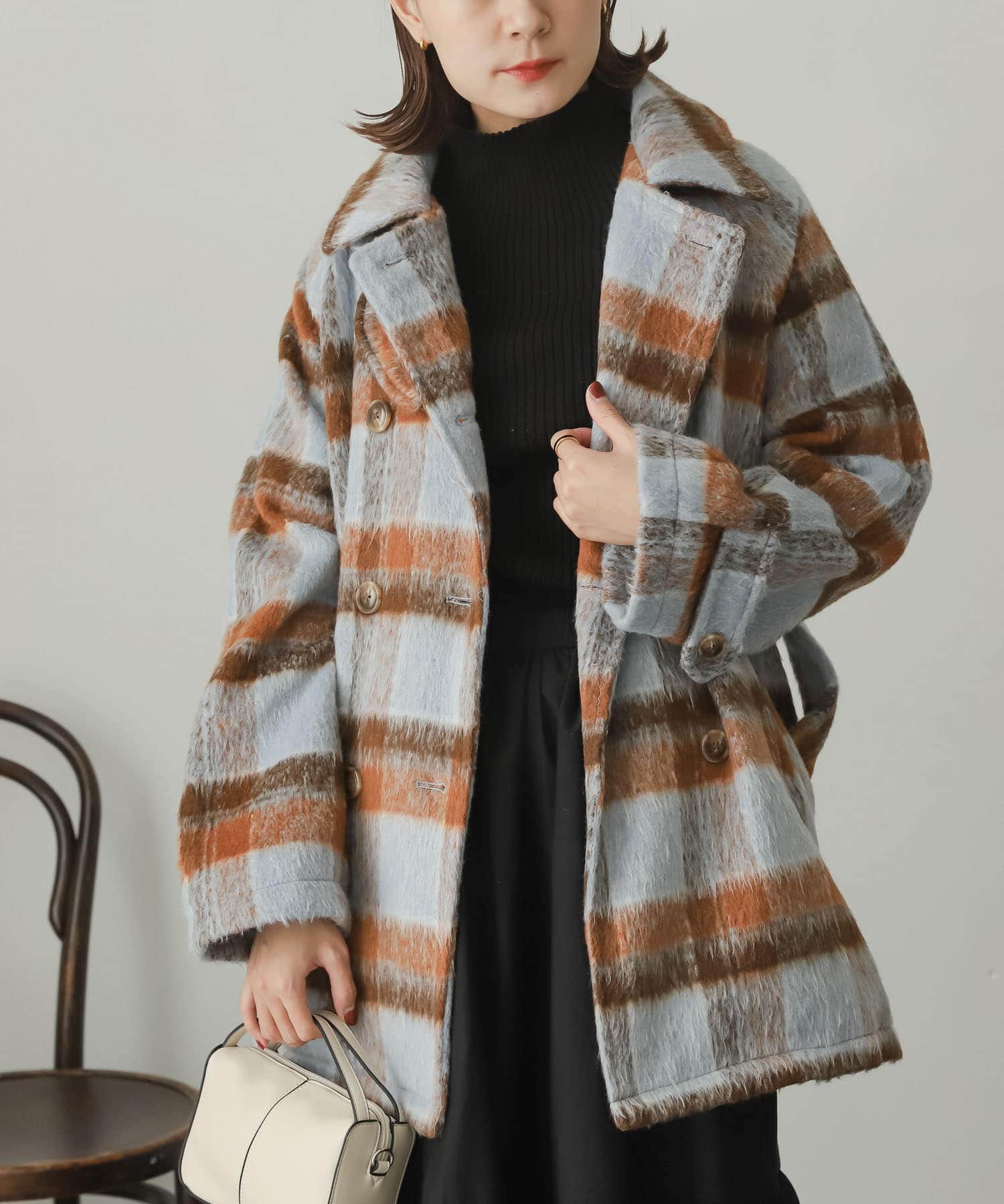 身長：162cm サイズ：one