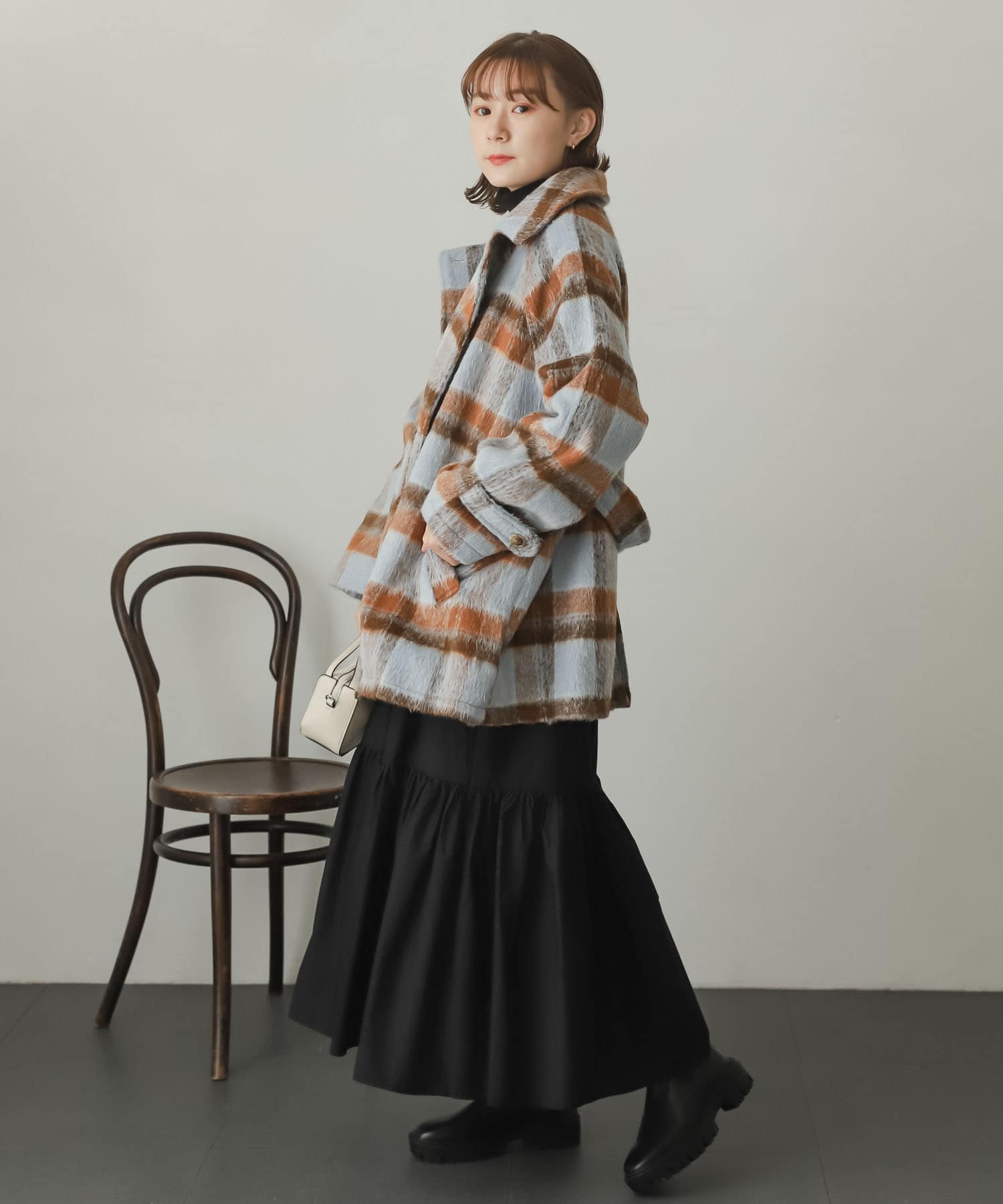 身長：162cm サイズ：one