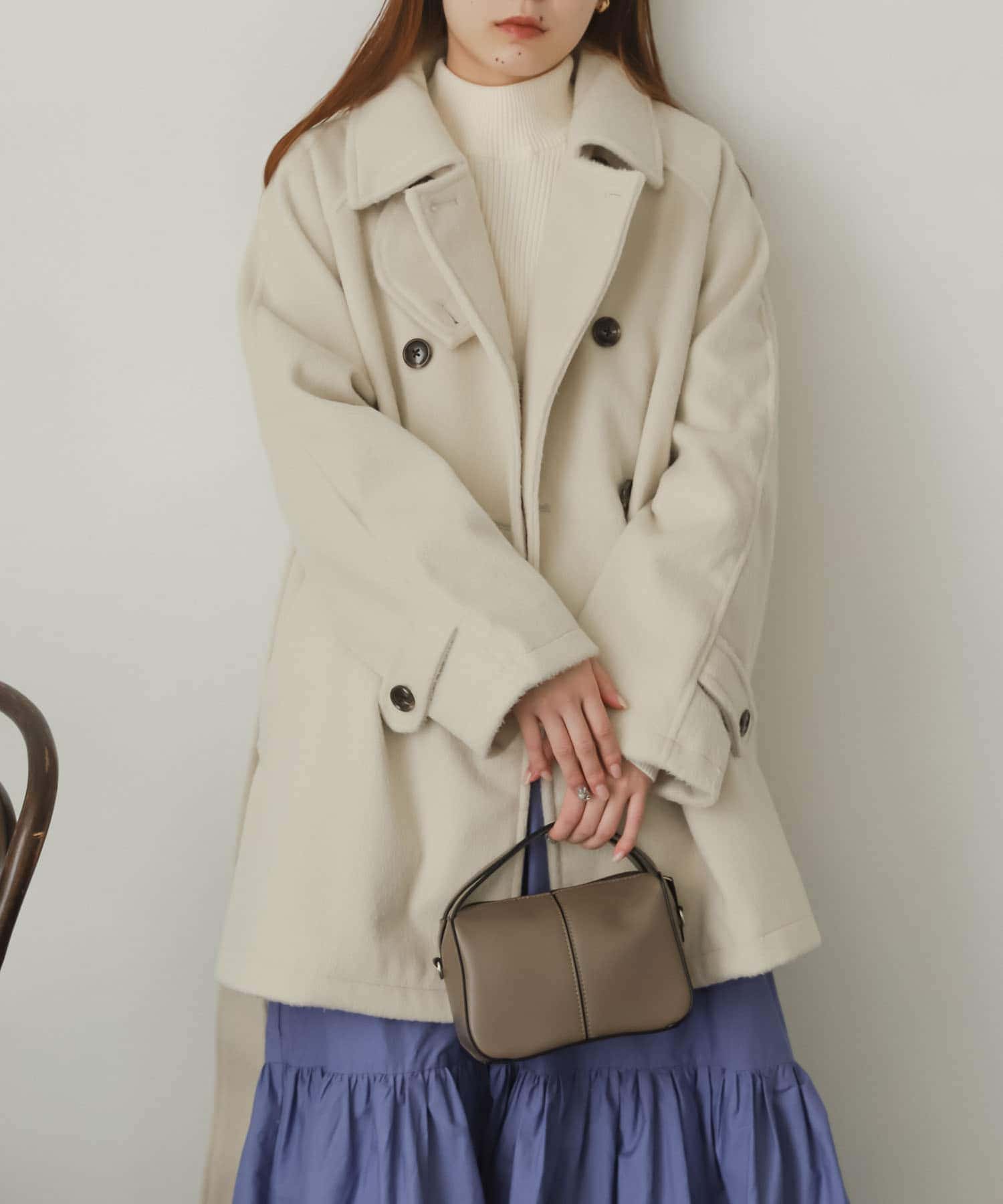 身長：156cm サイズ：one