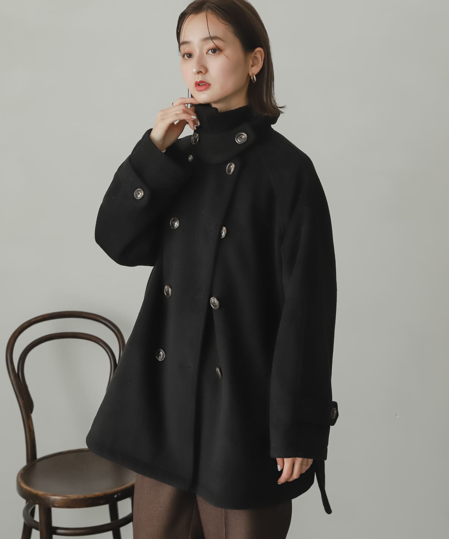 身長：169cm サイズ：one